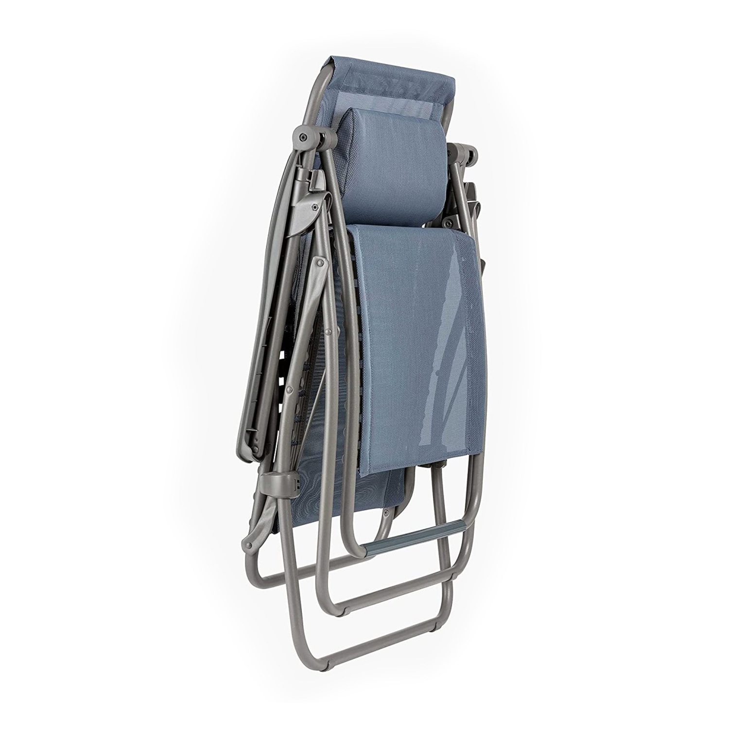 Lafuma – Fauteuil de salon inclinable Zero Gravity à pince en Batyline ISO relaxation, océan