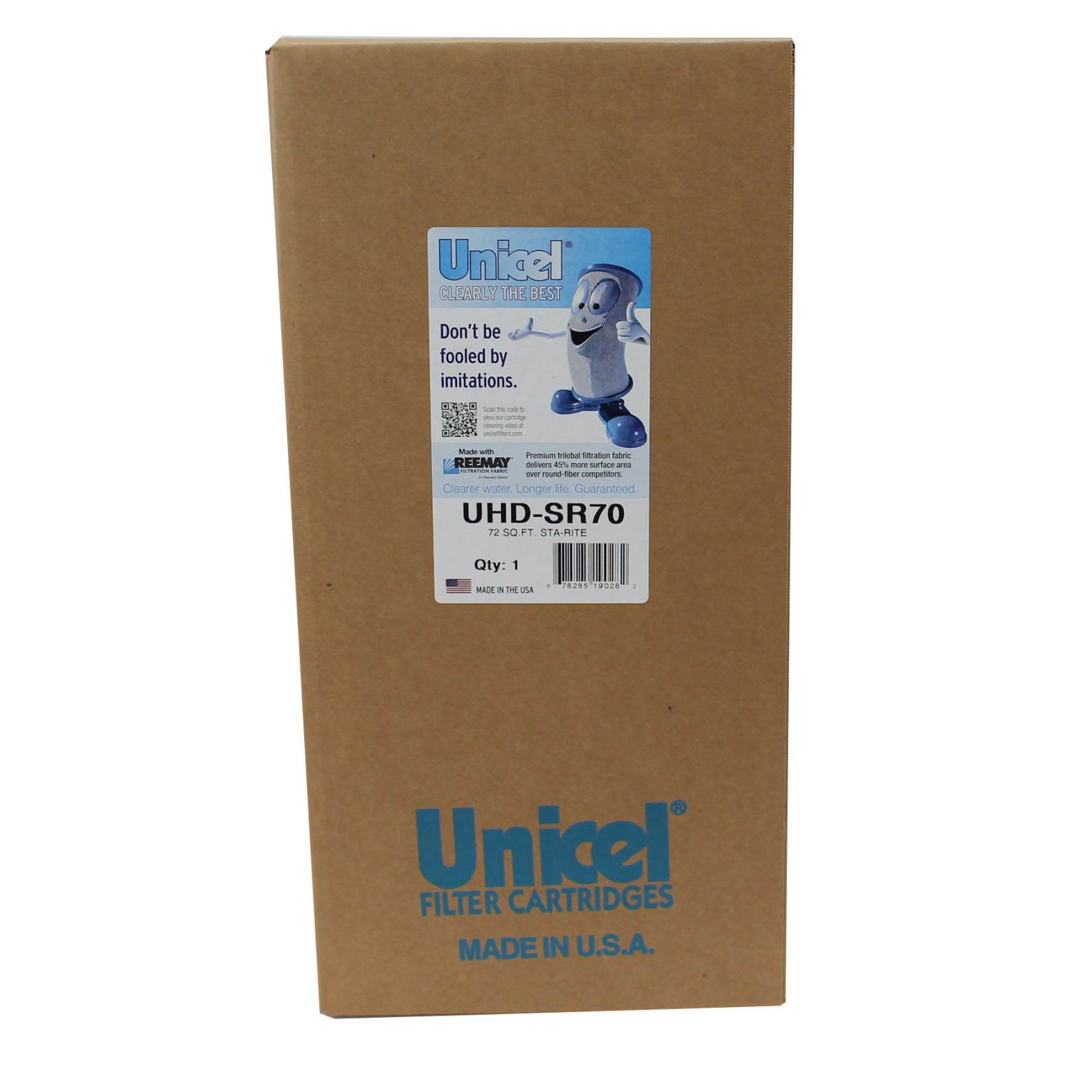 Unicel – Cartouche de filtre pour piscine UHD-SR70 72, 4 oz, 195 plis