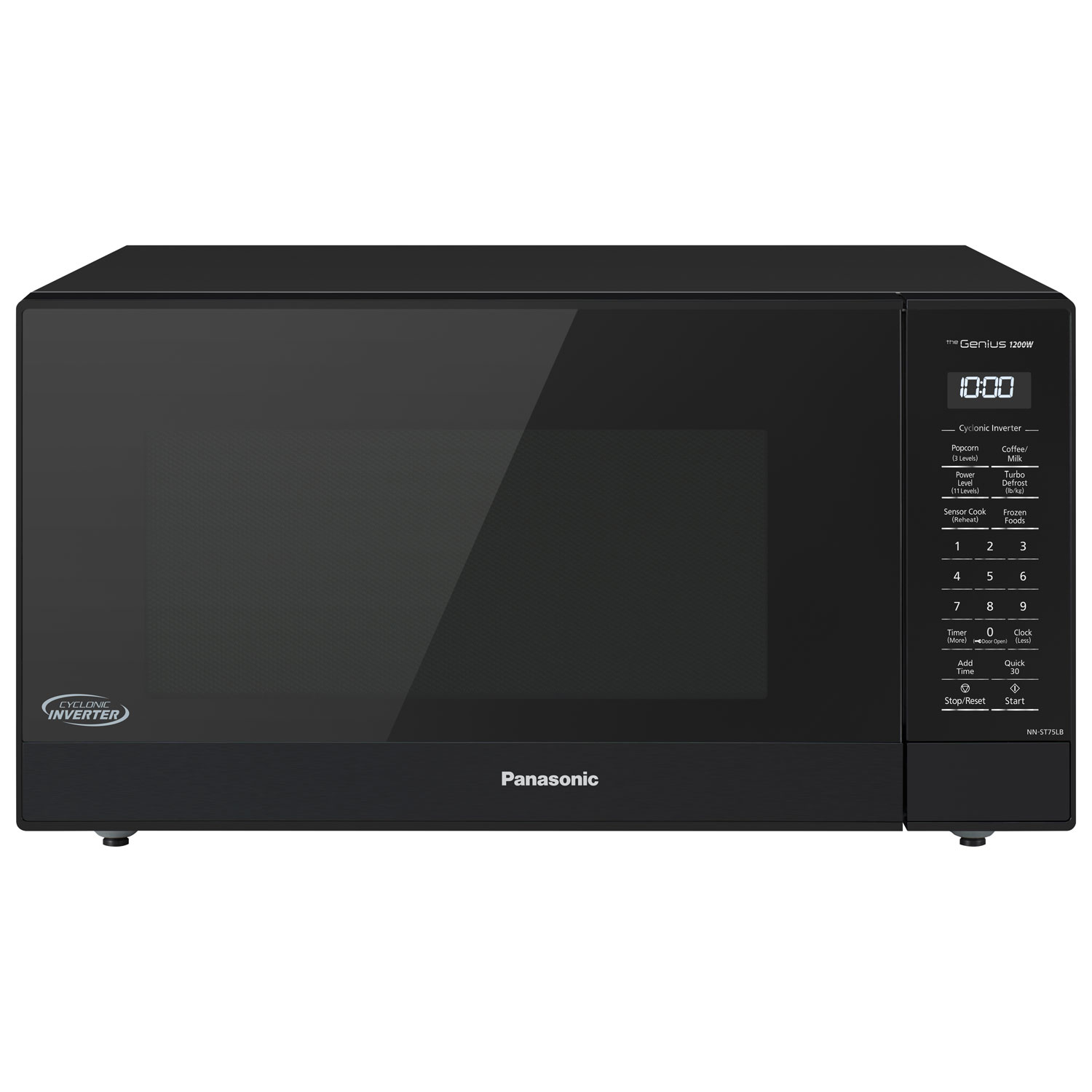 Panasonic Genius 1.6 Cu. Ft. Microwave (NNST75LBC) - Black