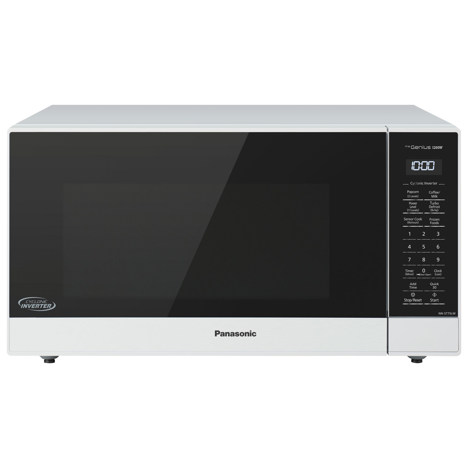 Panasonic Genius 1.6 Cu. Ft. Microwave (NNST75LWC) - White