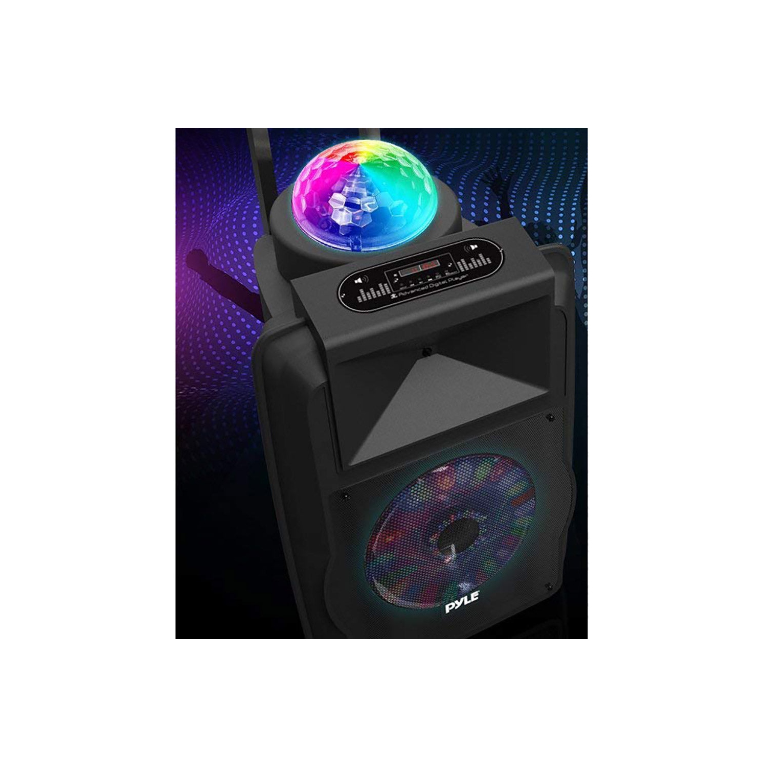 Système de karaoké extérieur sans fil 700&nbsp;W portatif pour DJ de Pyle avec lumières DEL amusantes