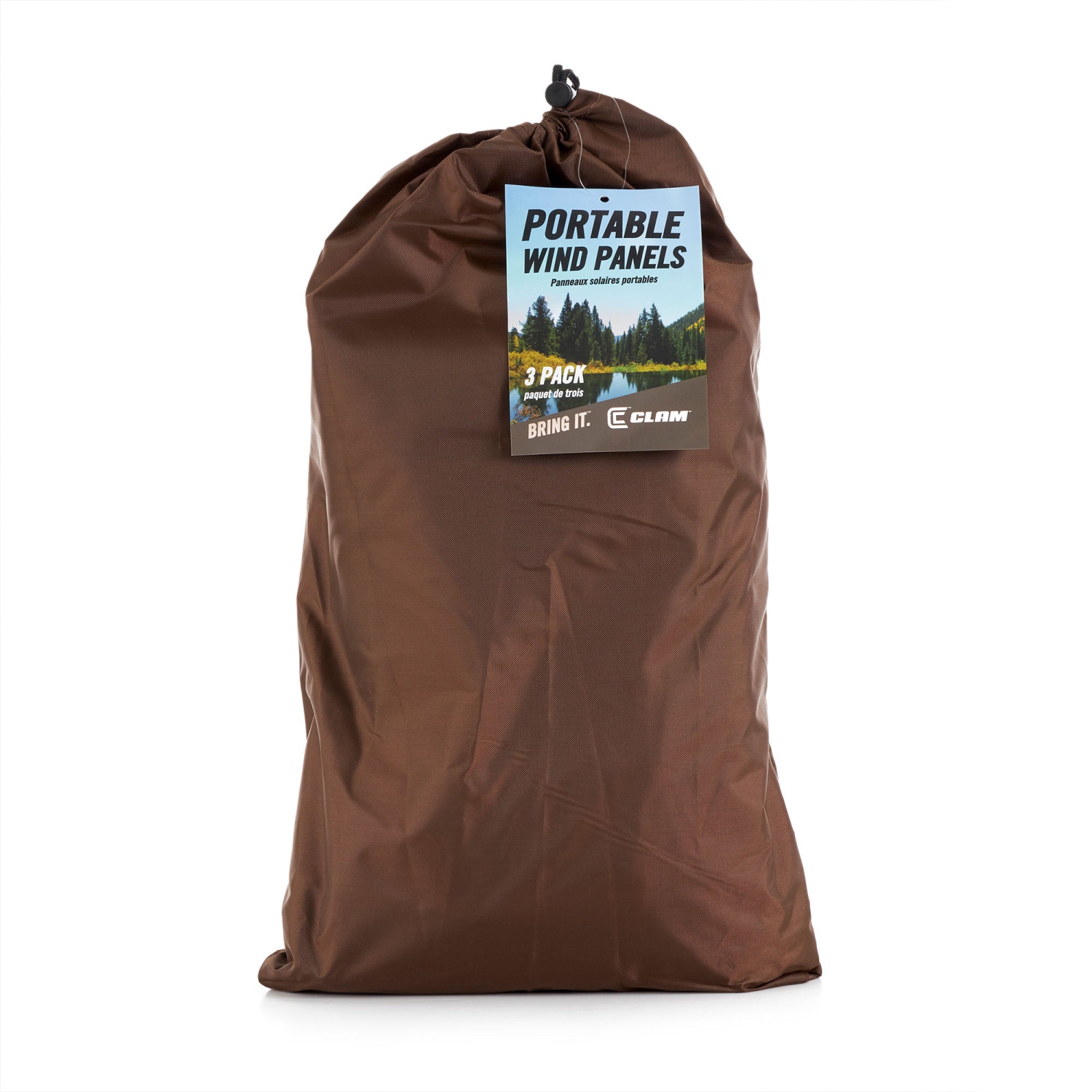 CLAM Quick-Set Screen Hub Tent Wind & Sun Panels, Accessory Only, Brown