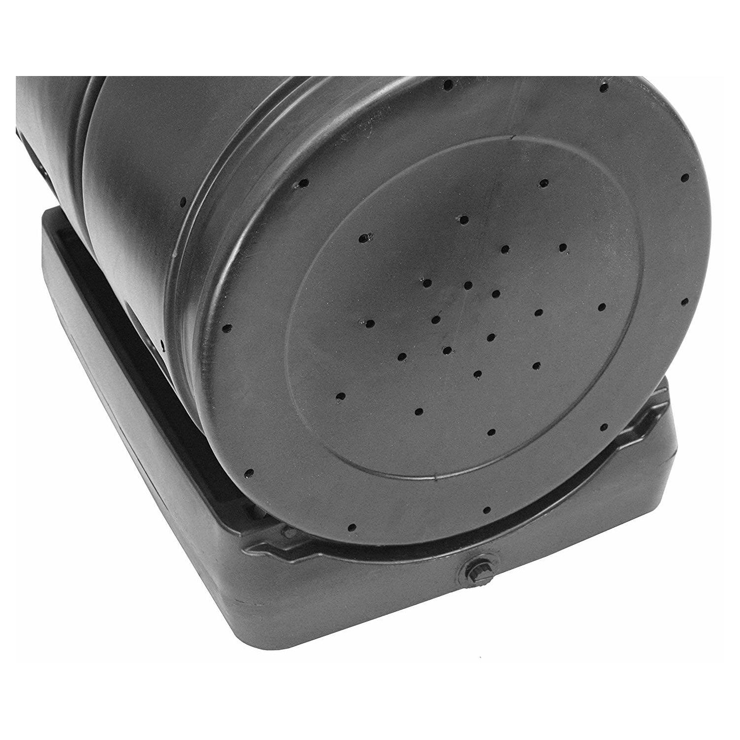 Good Ideas Compost Wizard Outdoor Garden Dual Tumbler Compost Container, Black