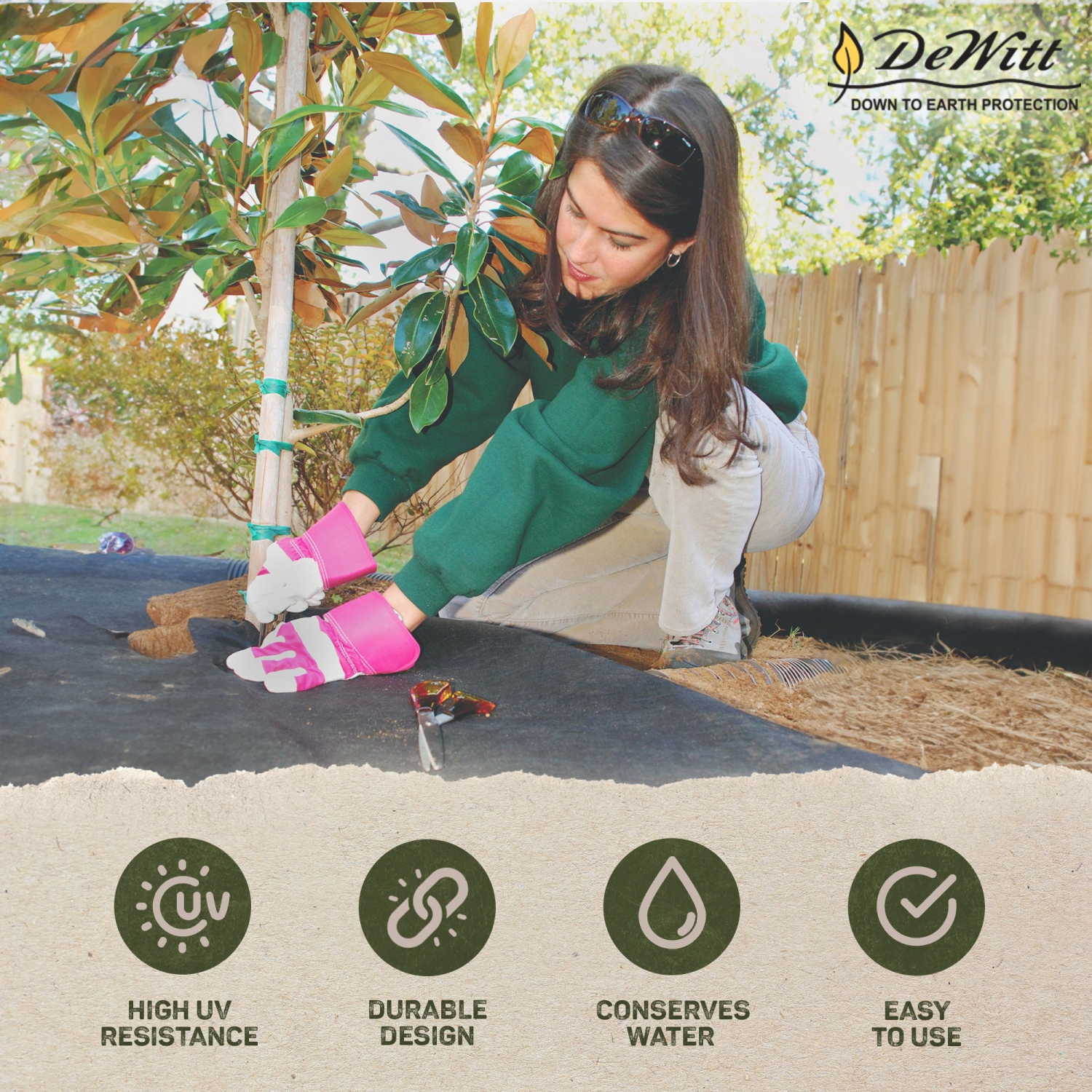 DeWitt Weed Barrier Pro Landscape Fabric in Brown, 3' x 100' Refill