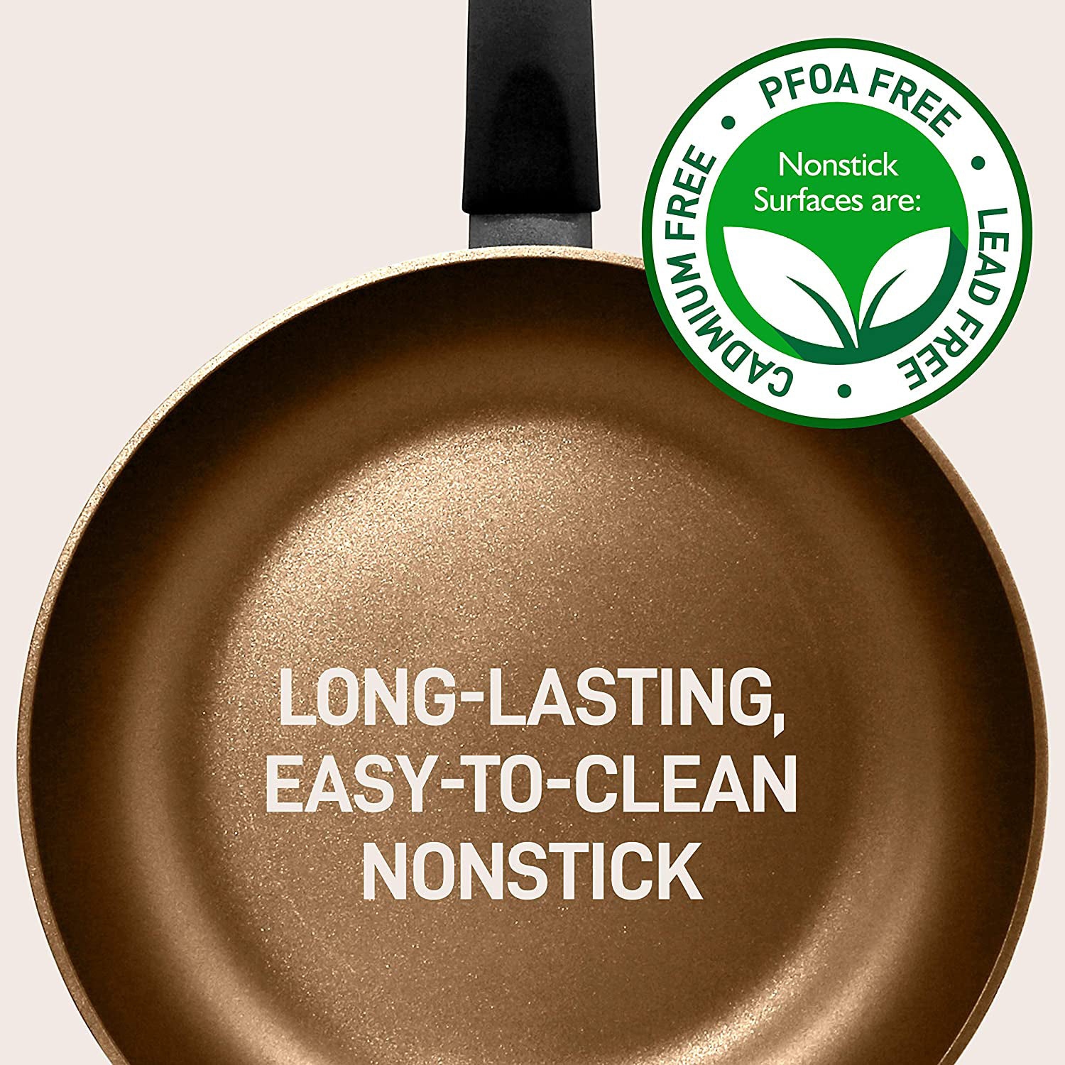 NutriChef Ridge Line Nonstick Kitchen Cookware 12 Piece Pots & Pans Set