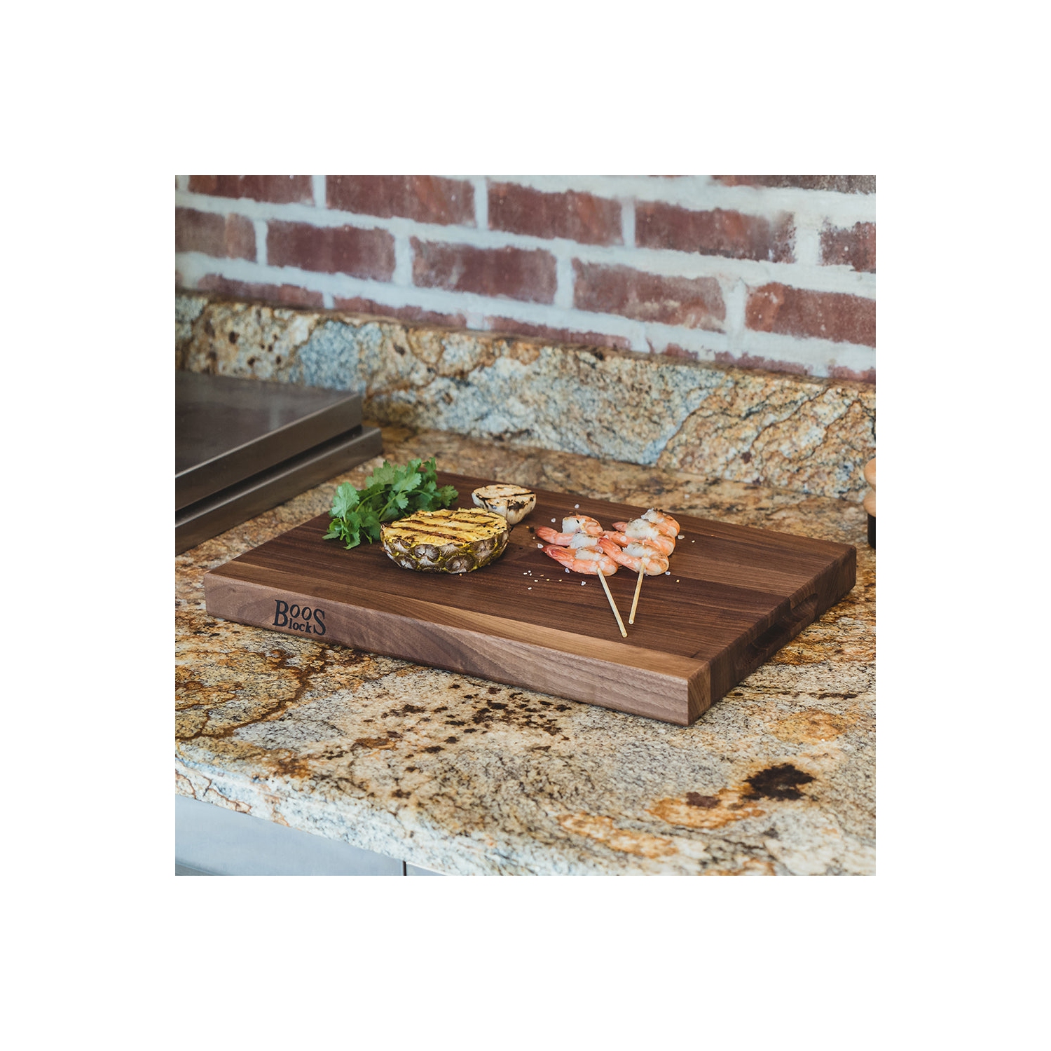 John Boos – planche à découper réversible à grain de bois de noyer, 18 x 12 x 1,5 po