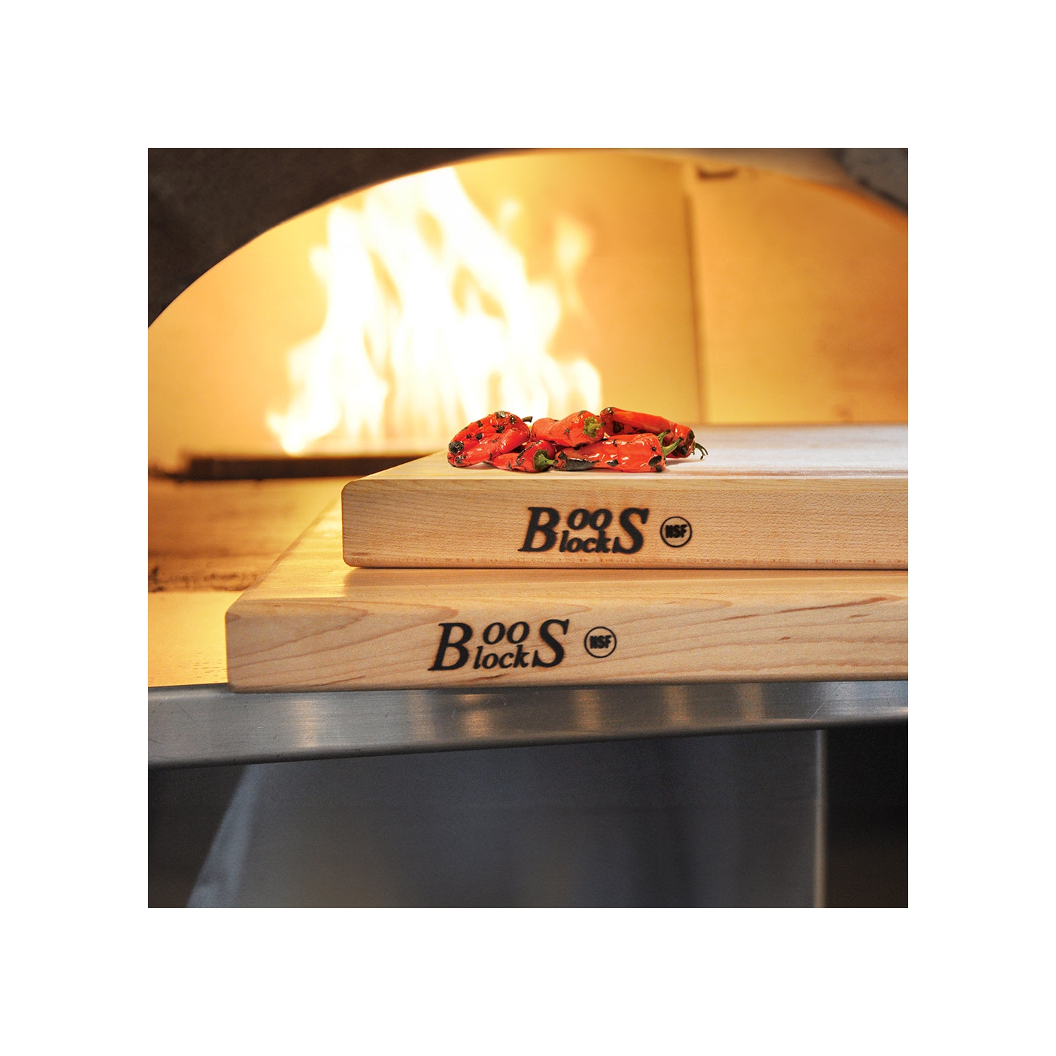 John Boos Maple Wood Edge Grain Reversible Cutting Board, 18 x 12 x 1.5 Inches