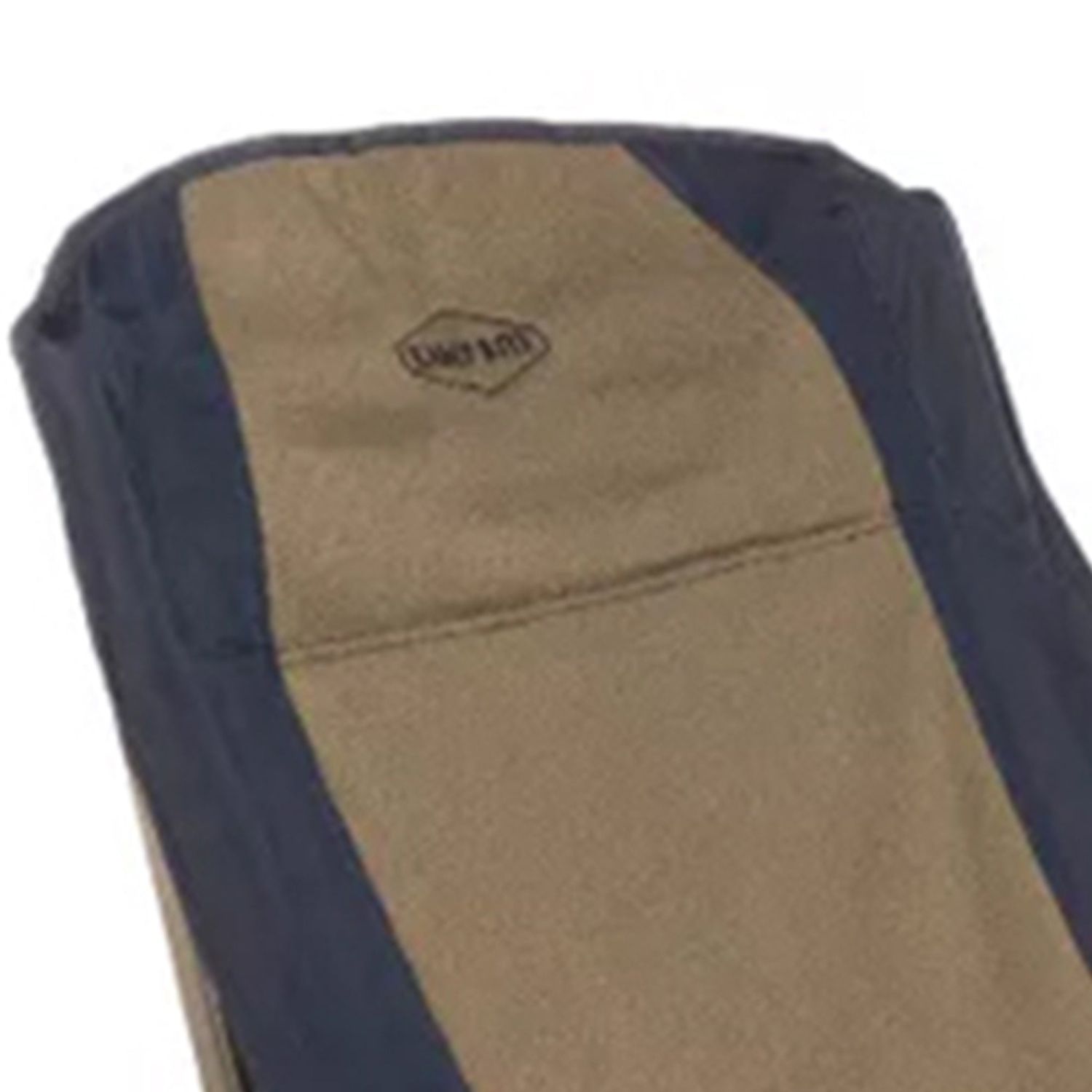 Kamp-Rite – Chaise de plage pliable extérieure à accoudoirs souples, bleu marine/havane