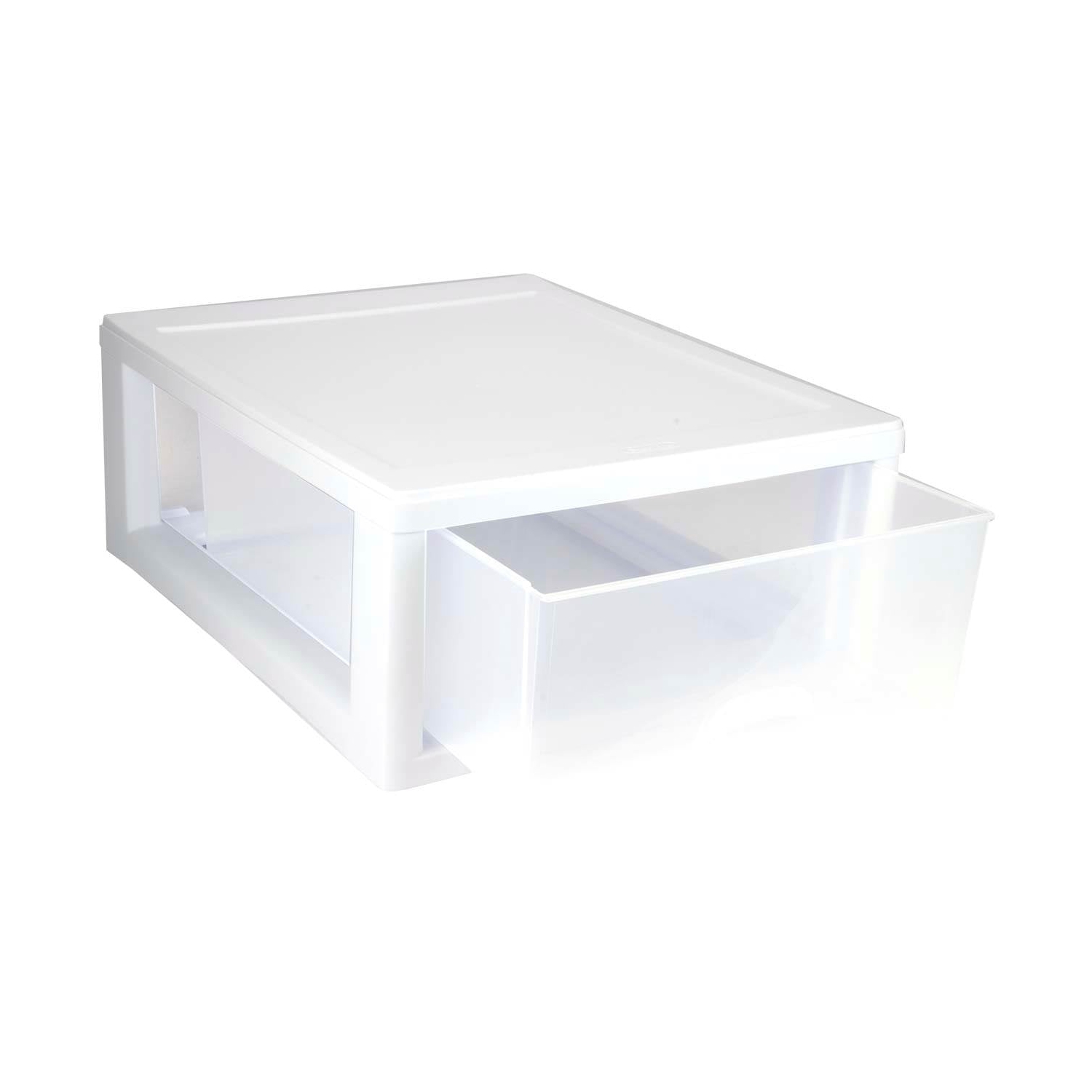 Bac de rangement modulaire à tiroir empilable 16&nbsp;Qt Sterilite
