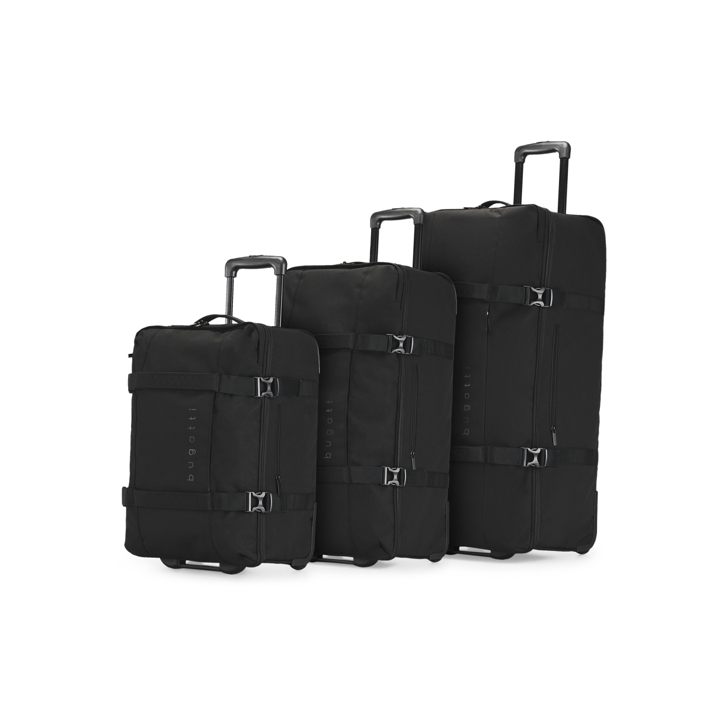 Bugatti - Denver 3 Piece Travel Duffle on Wheels Set