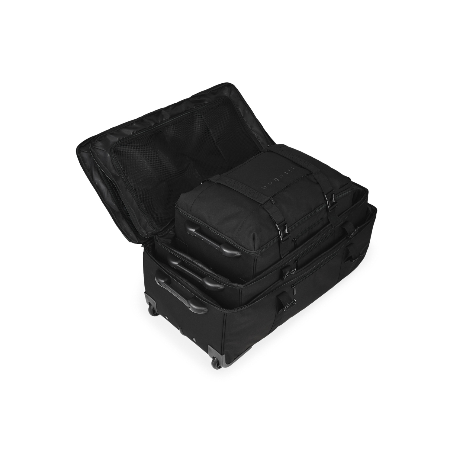 Bugatti - Denver 3 Piece Travel Duffle on Wheels Set