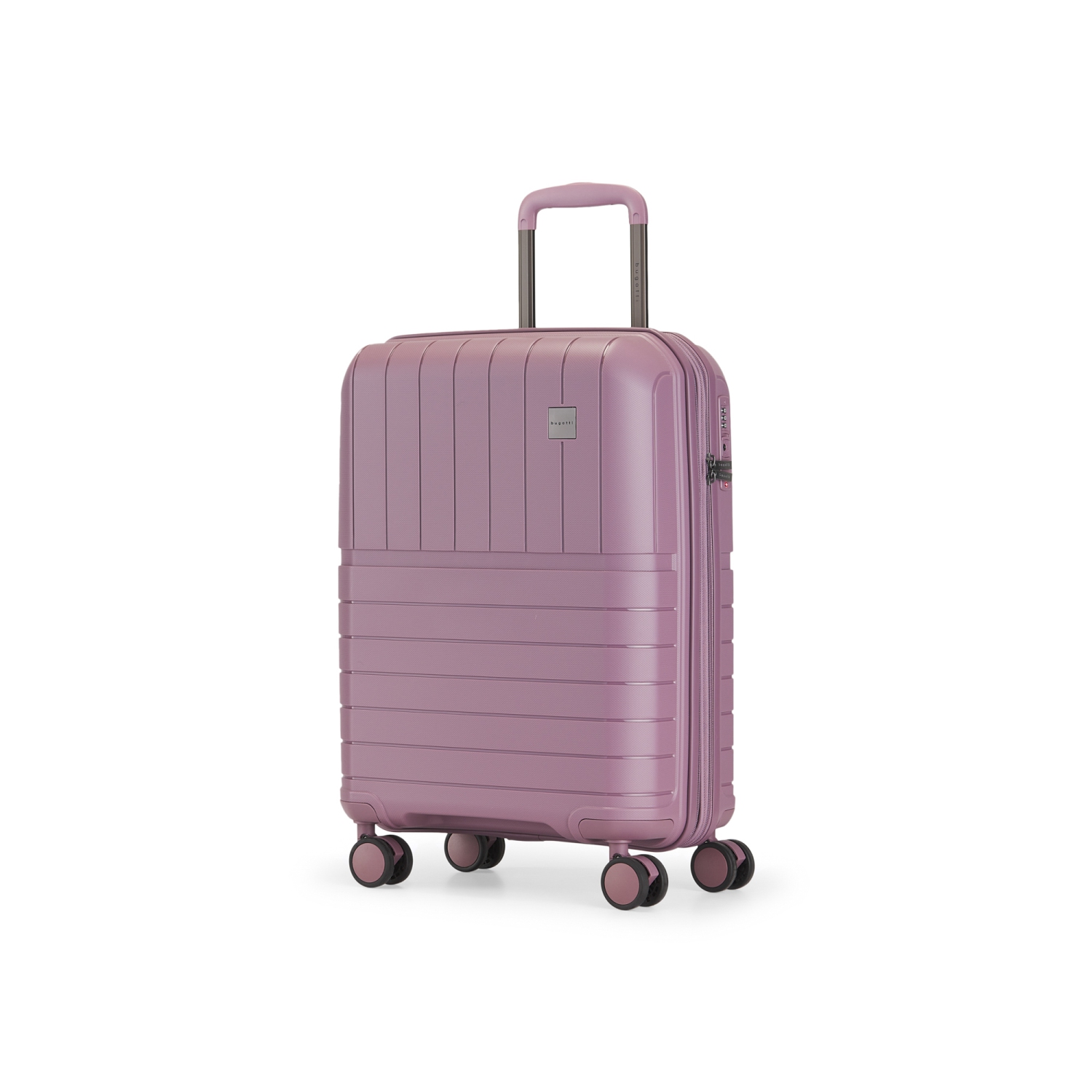 Bugatti - Bridgetown Hardside Carry-On Luggage with TSA Lock - Purple