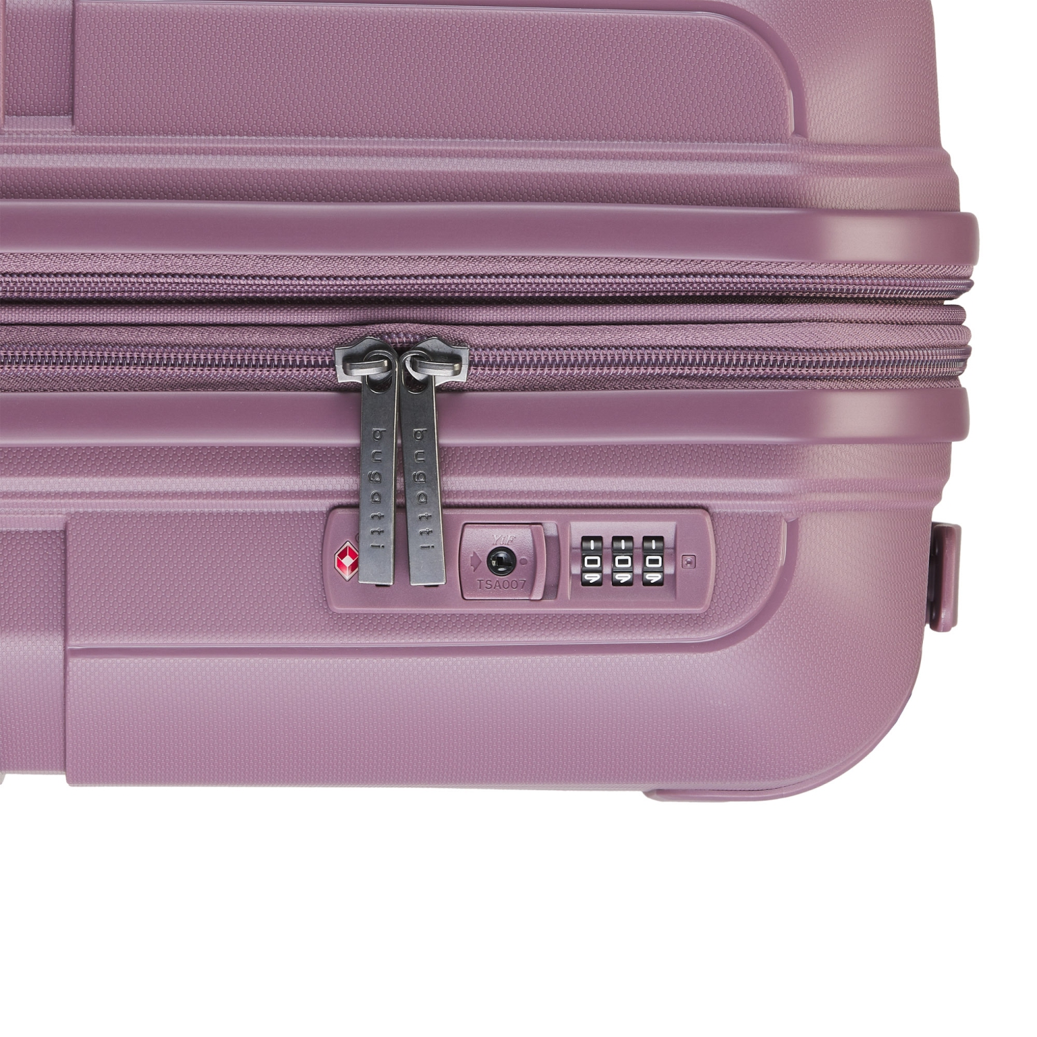 Bugatti - Bridgetown Hardside Carry-On Luggage with TSA Lock - Purple