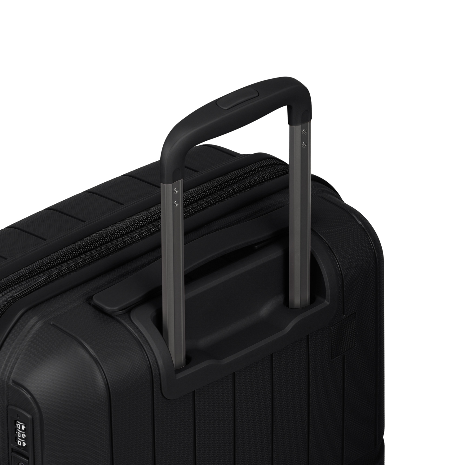 Bugatti - Bridgetown Hardside Carry-On Luggage with TSA Lock - Black