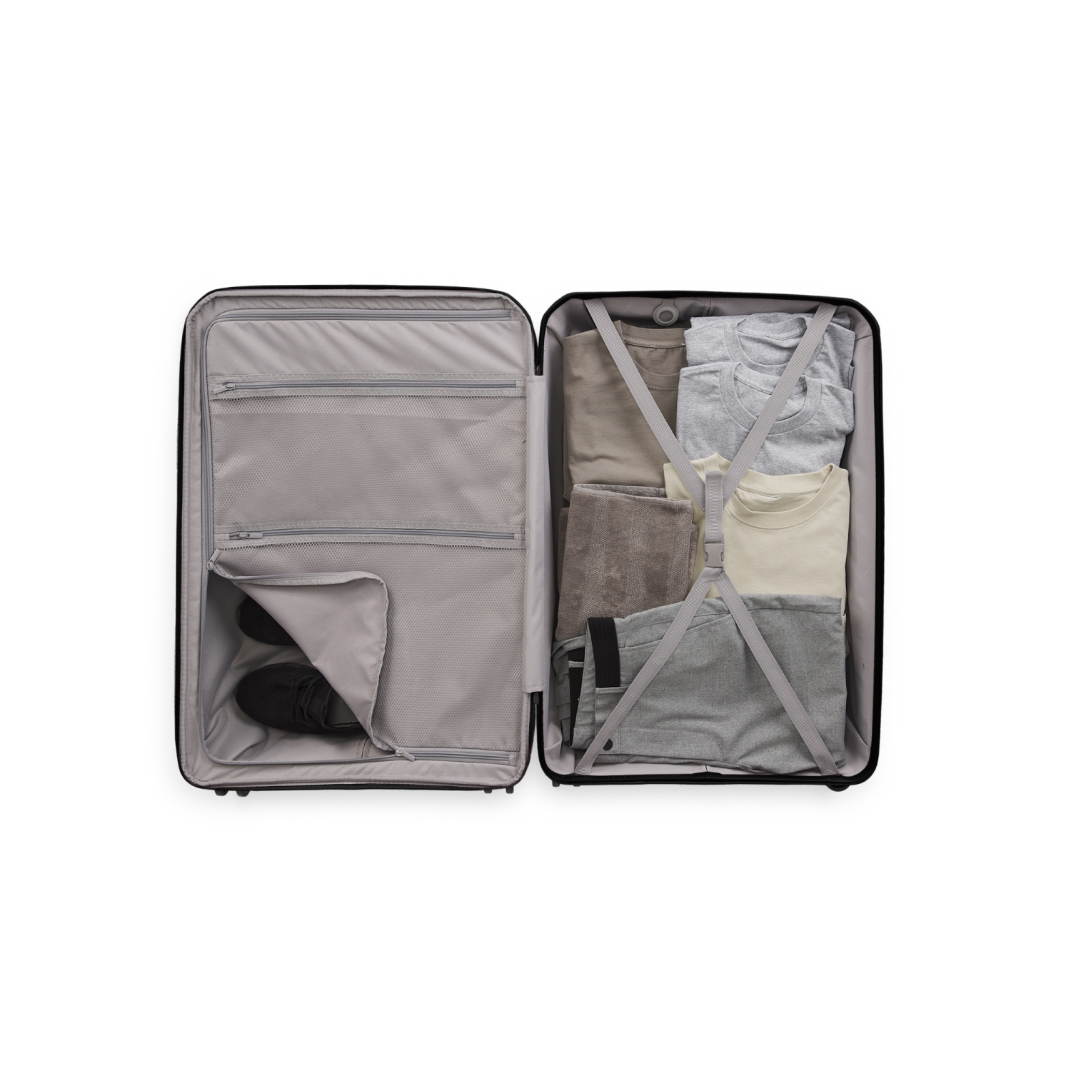 Bugatti - Bridgetown Hardside Check-In Large Luggage with TSA Lock - Black