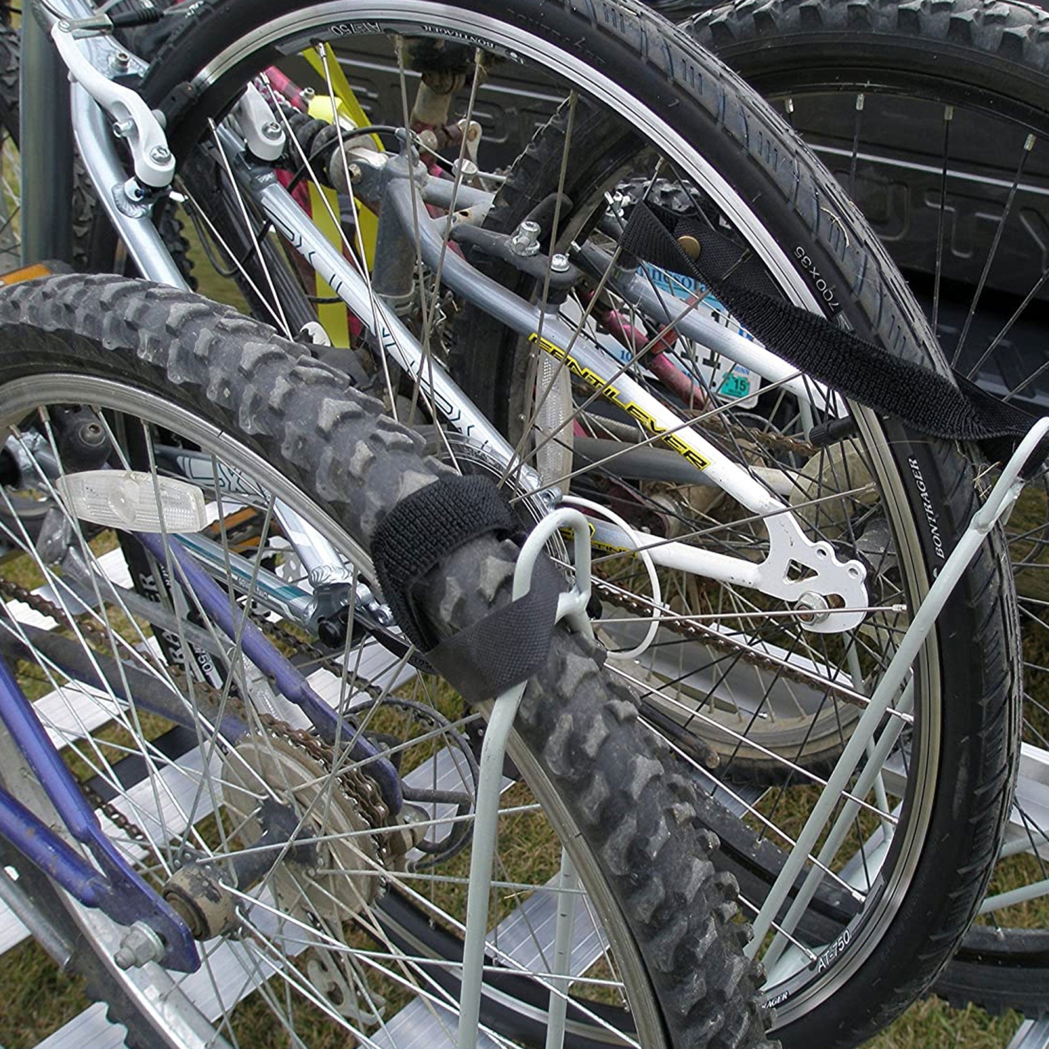 Porte-bagages en aluminium robuste 2-en-1 Tuff TTF-2762ACBR avec porte-vélos