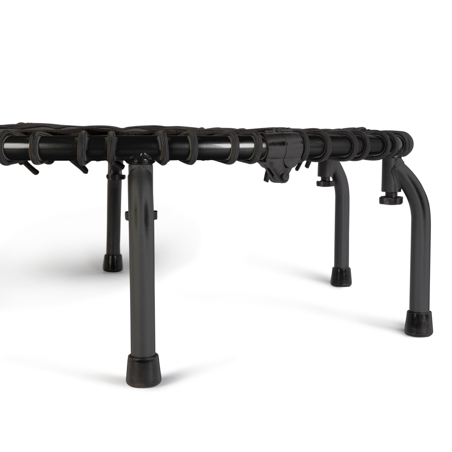 JumpSport – trampoline d’intérieur pliable et léger de 39 po, noir, 350F lb