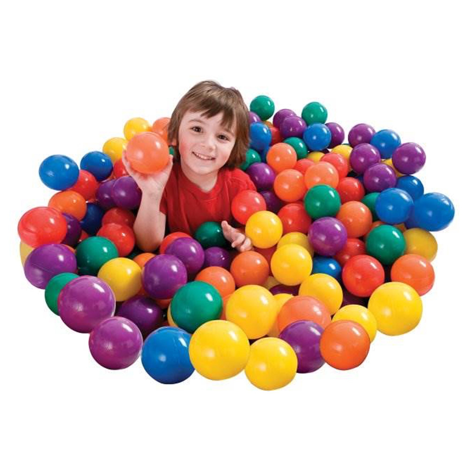 100 Pack Intex Small Plastic Multi-Colored Fun Ballz For A Ball Pit