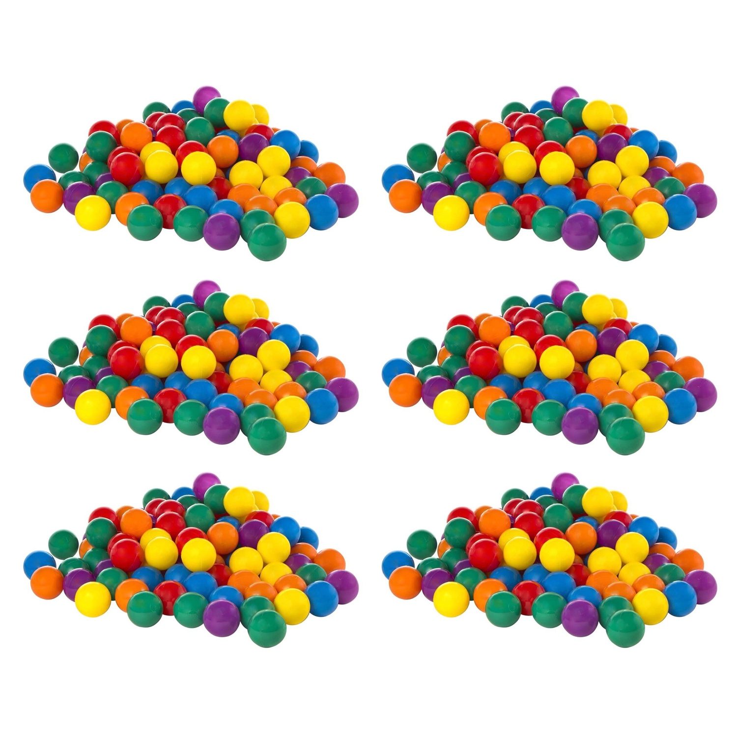 100-Pack Intex Small Plastic Multi-Colored Fun Ballz For A Ball Pit