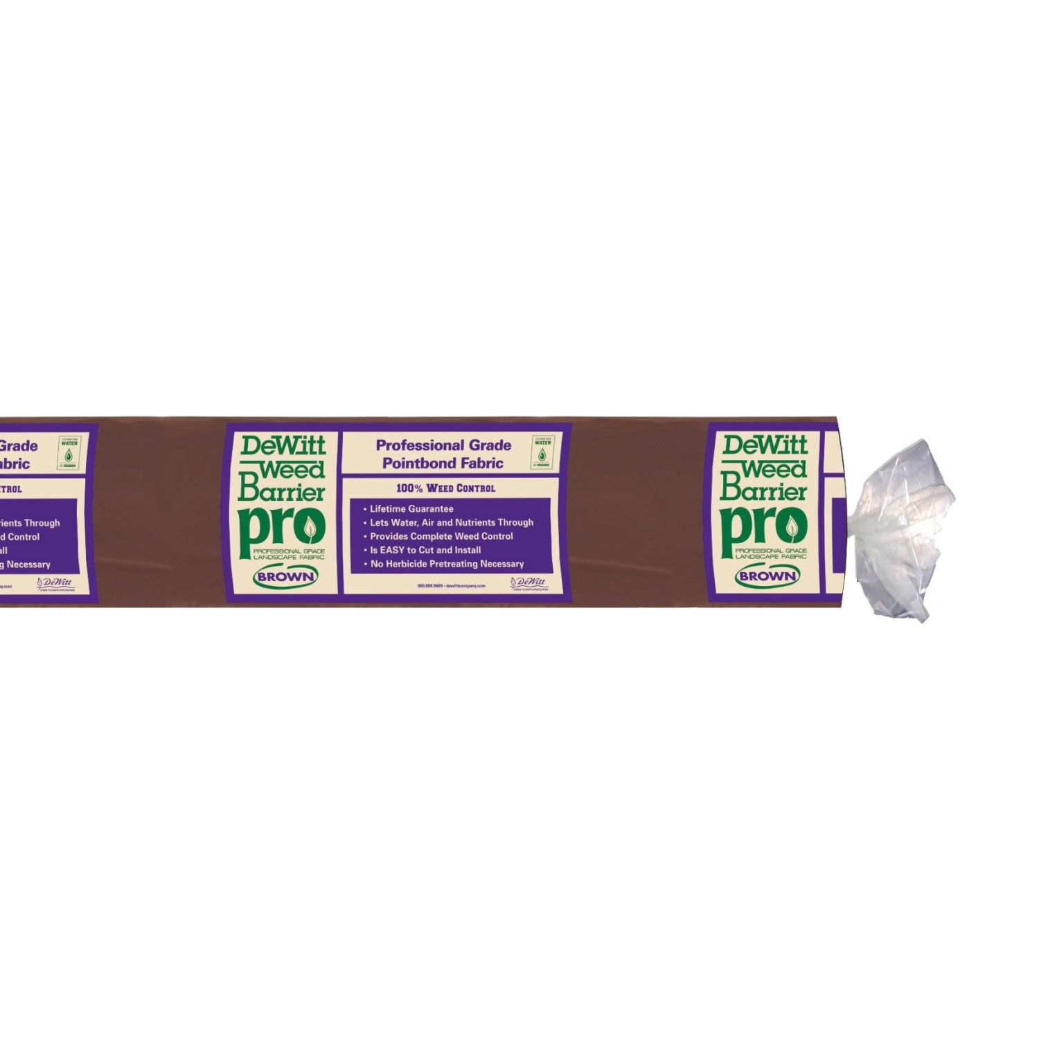 DeWitt Barrier Pro Landscape Fabric in Brown, 4' x 300' Refill