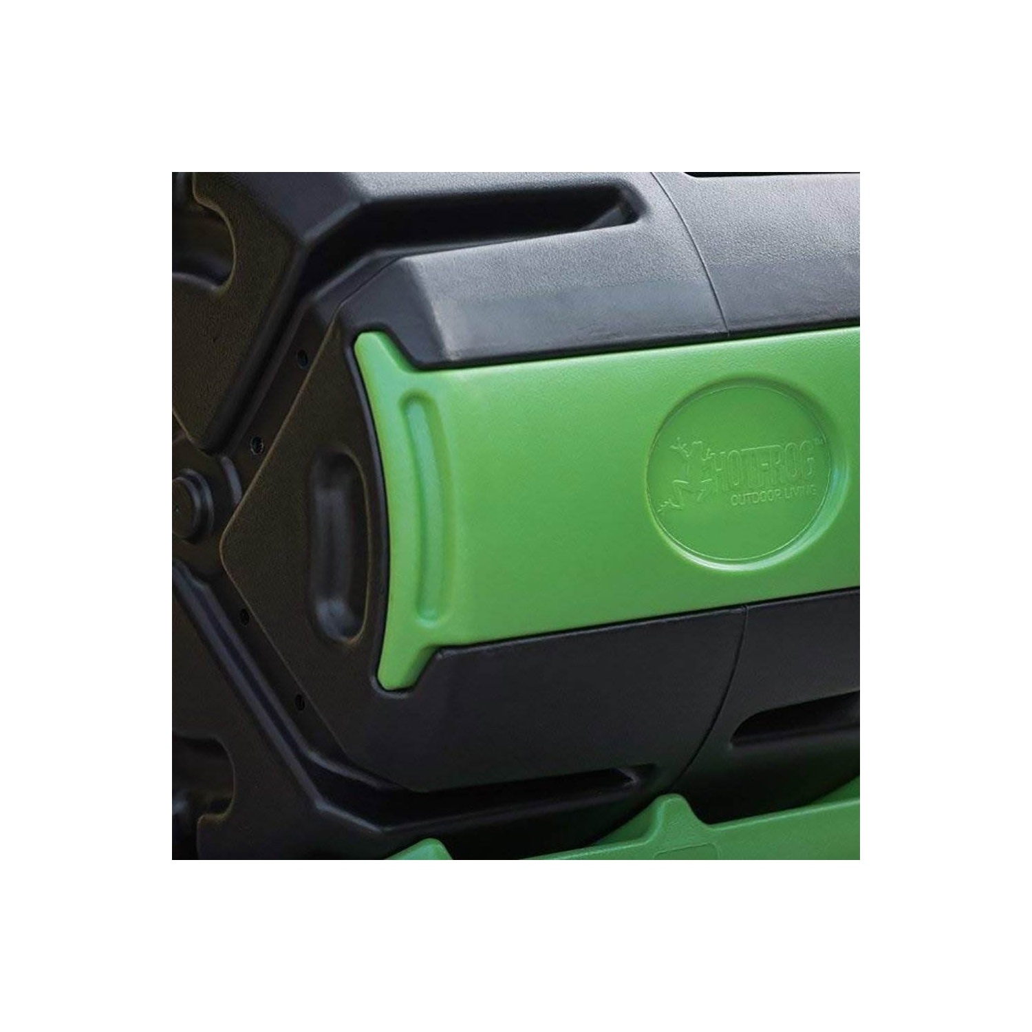 FCMP Outdoor HOTFROG 37 Gallon Chamber Rolling Compost Tumbler Bin