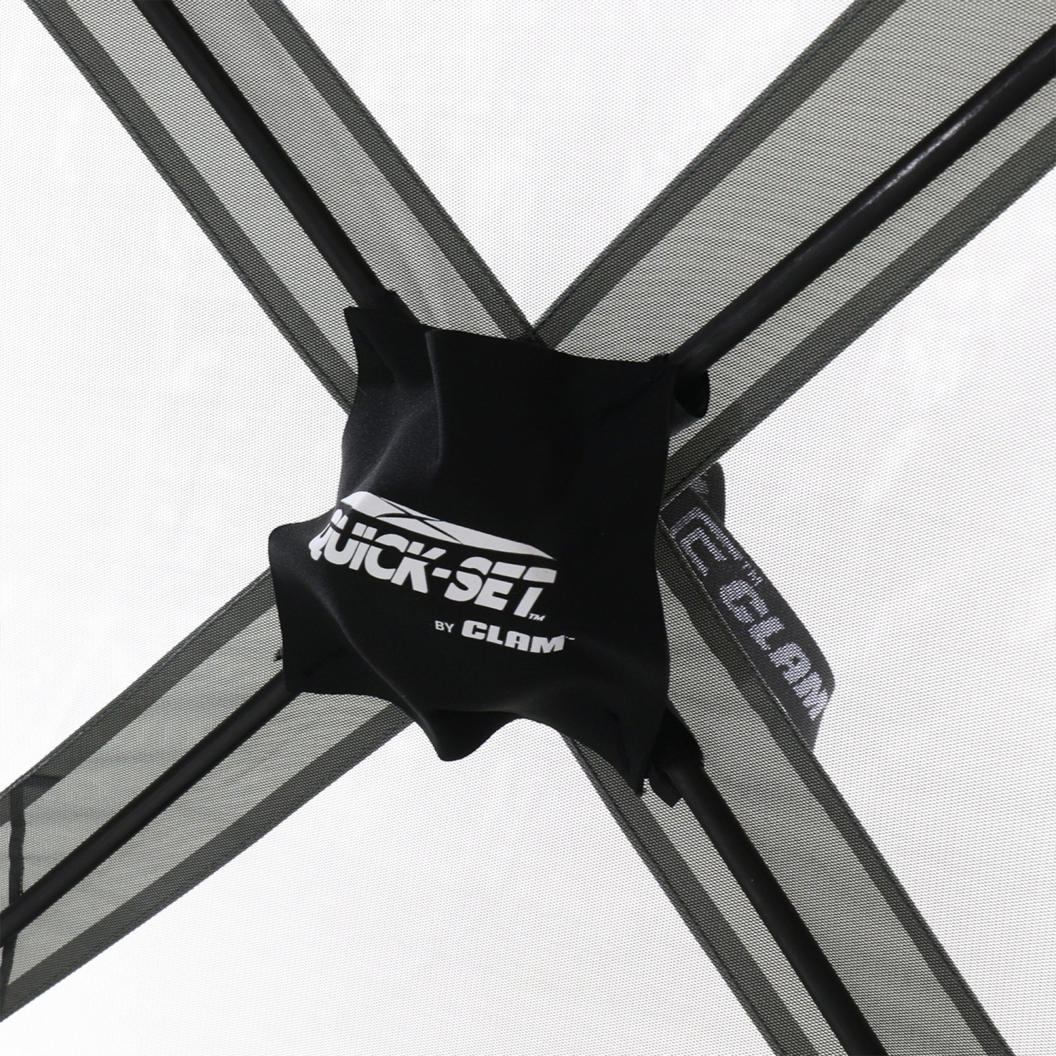 CLAM Quick-Set Traveler 6 x 6 Ft Portable Outdoor 4 Sided Canopy Shelter, Gray