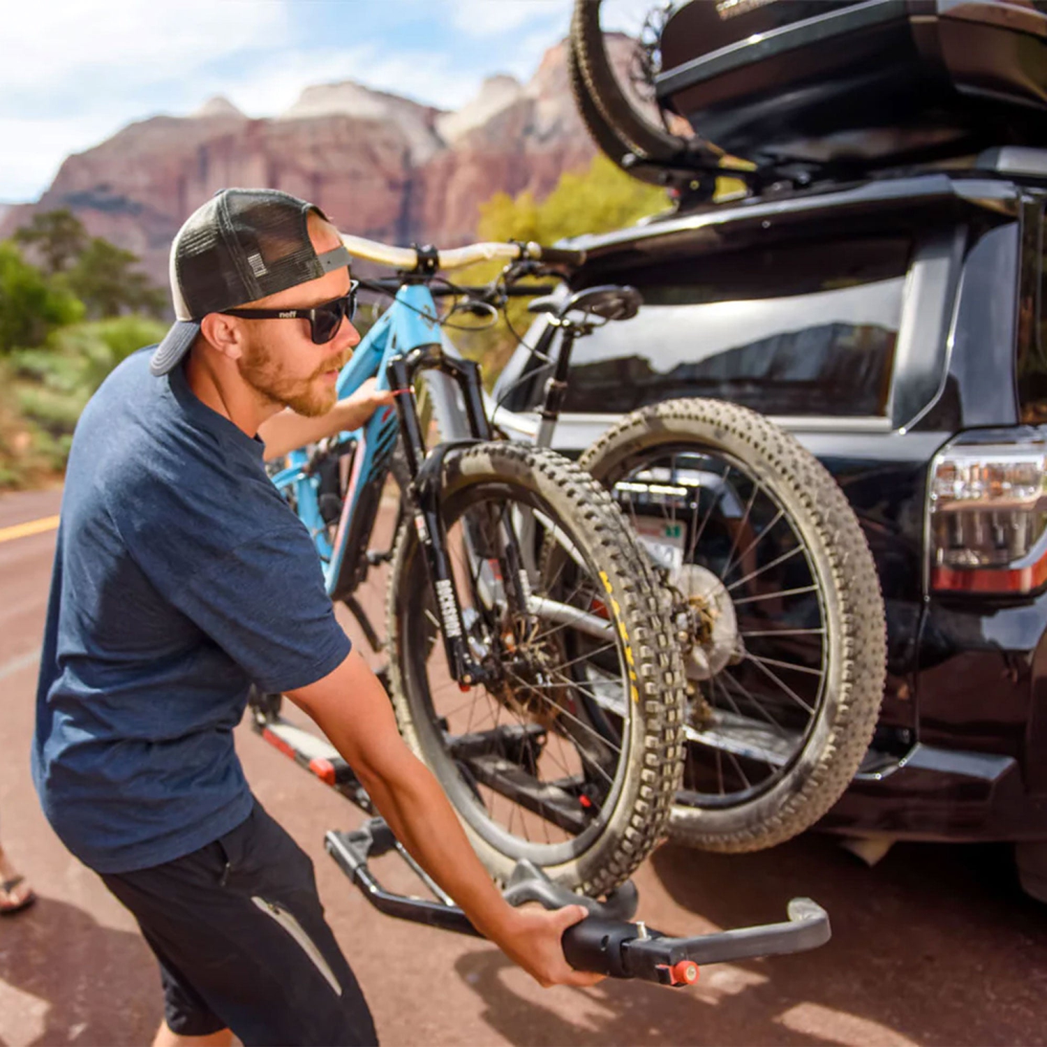 Yakima – porte-vélos d’attelage à verrou SKS, capacité de 2 vélos, 2 po, noir