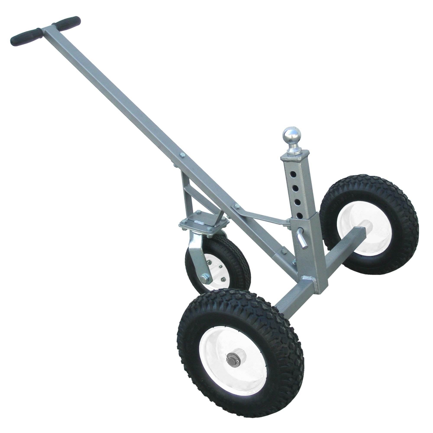 Tow Tuff Adjustable Solid Steel 800 lb Capacity Trailer Dolly w/ Caster