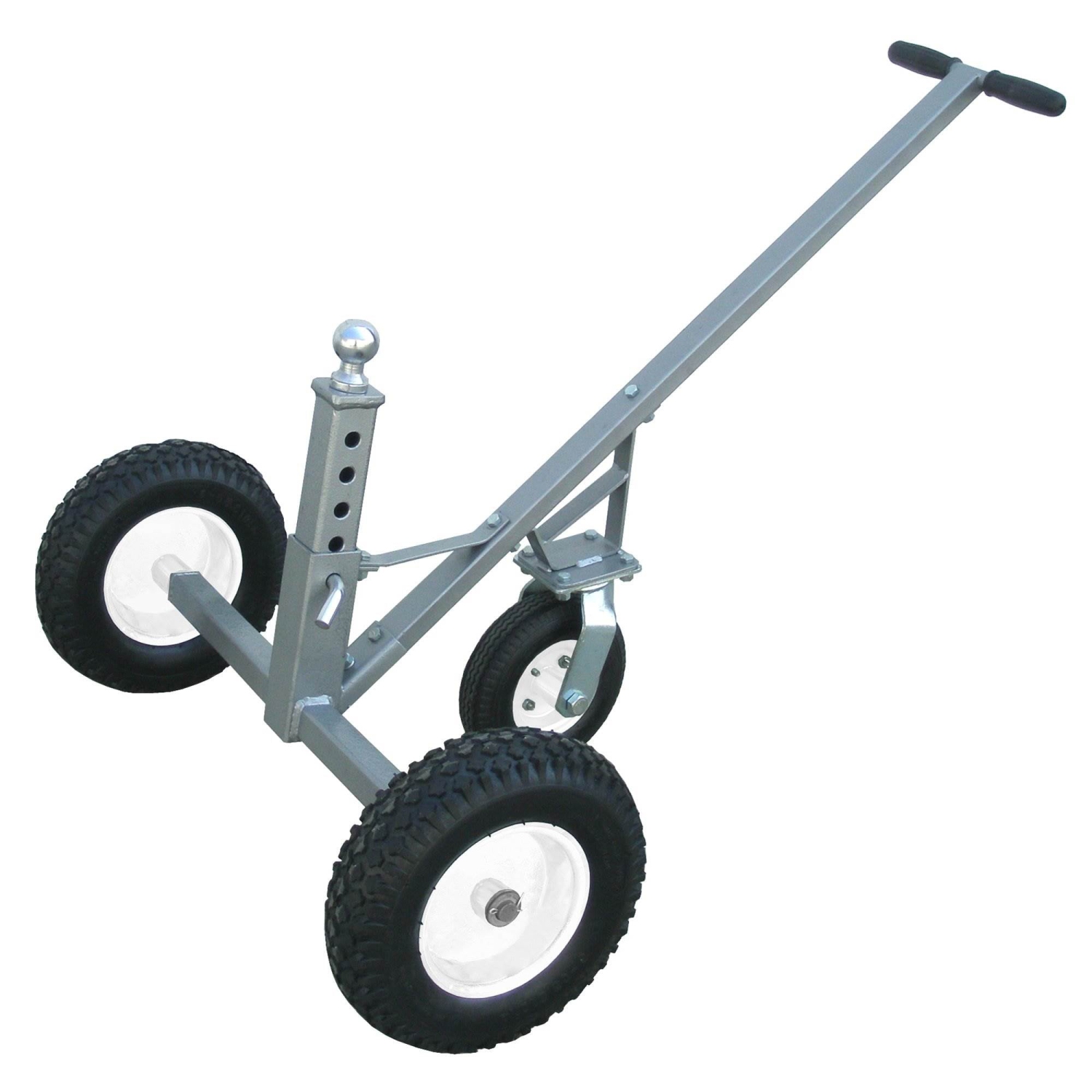 Tow Tuff Adjustable Solid Steel 800 lb Capacity Trailer Dolly w/ Caster