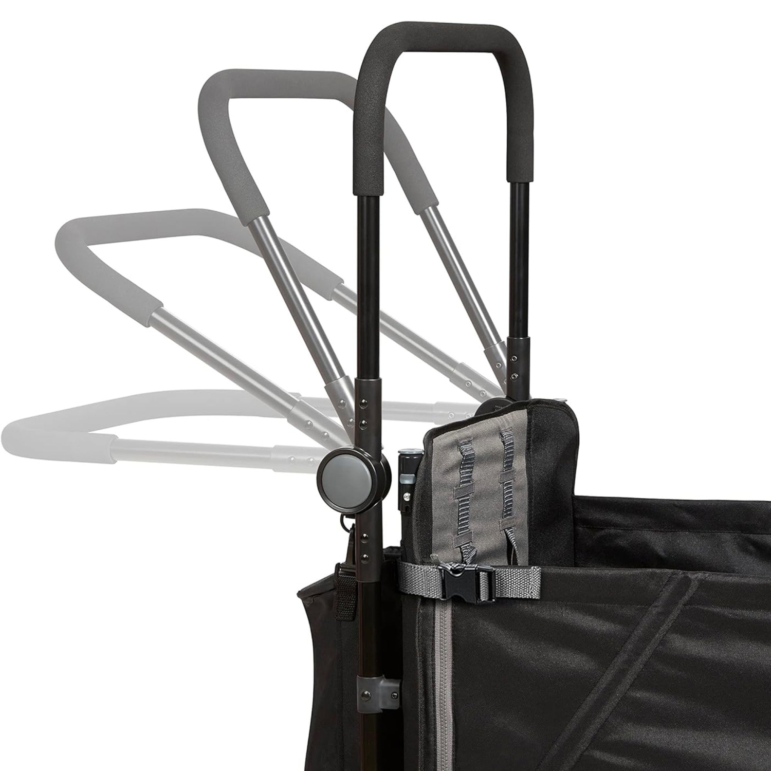 Radio Flyer pliable Trav’ler Stroll 'N Wagon avec housse de protection, noir