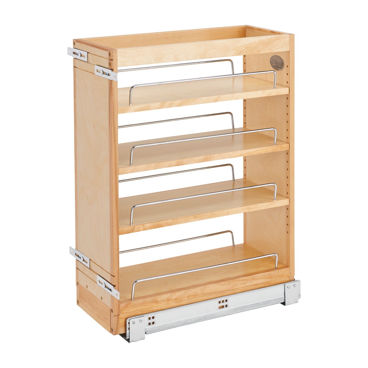 Rev-A-Shelf – Range-tout de rangement escamotable de 8&nbsp;po pour armoires à base, 448-BC19-8C