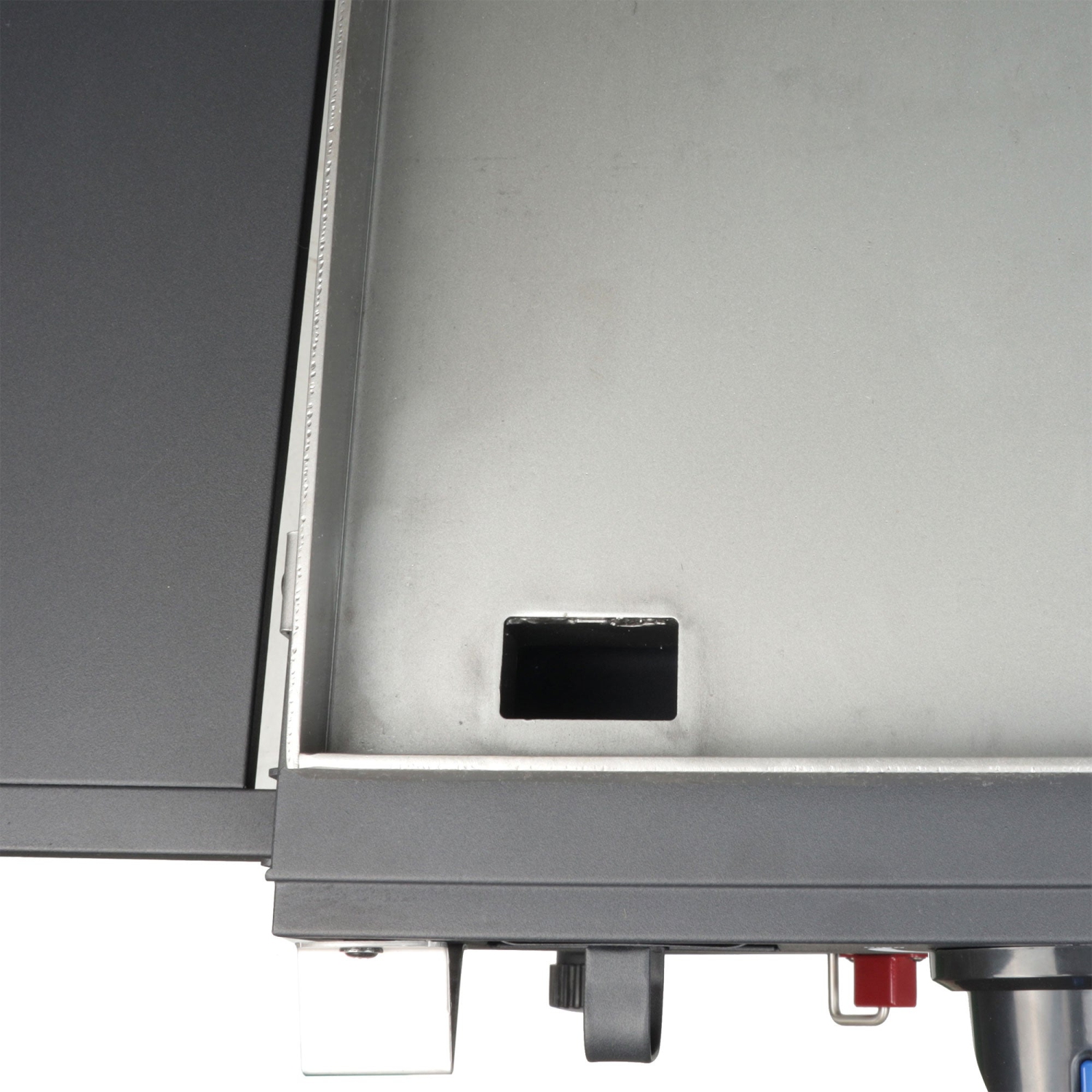 Gril et plaque chauffante 30.000&nbsp;BTU portatif à 3 brûleurs et plaque chauffante de Razor avec tablette latérale