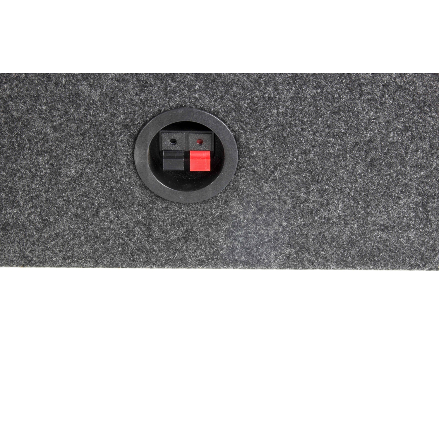 Q Power 10 Inch Single Slim Truck Shallow Sealed Subwoofer Box Sub Enclosure