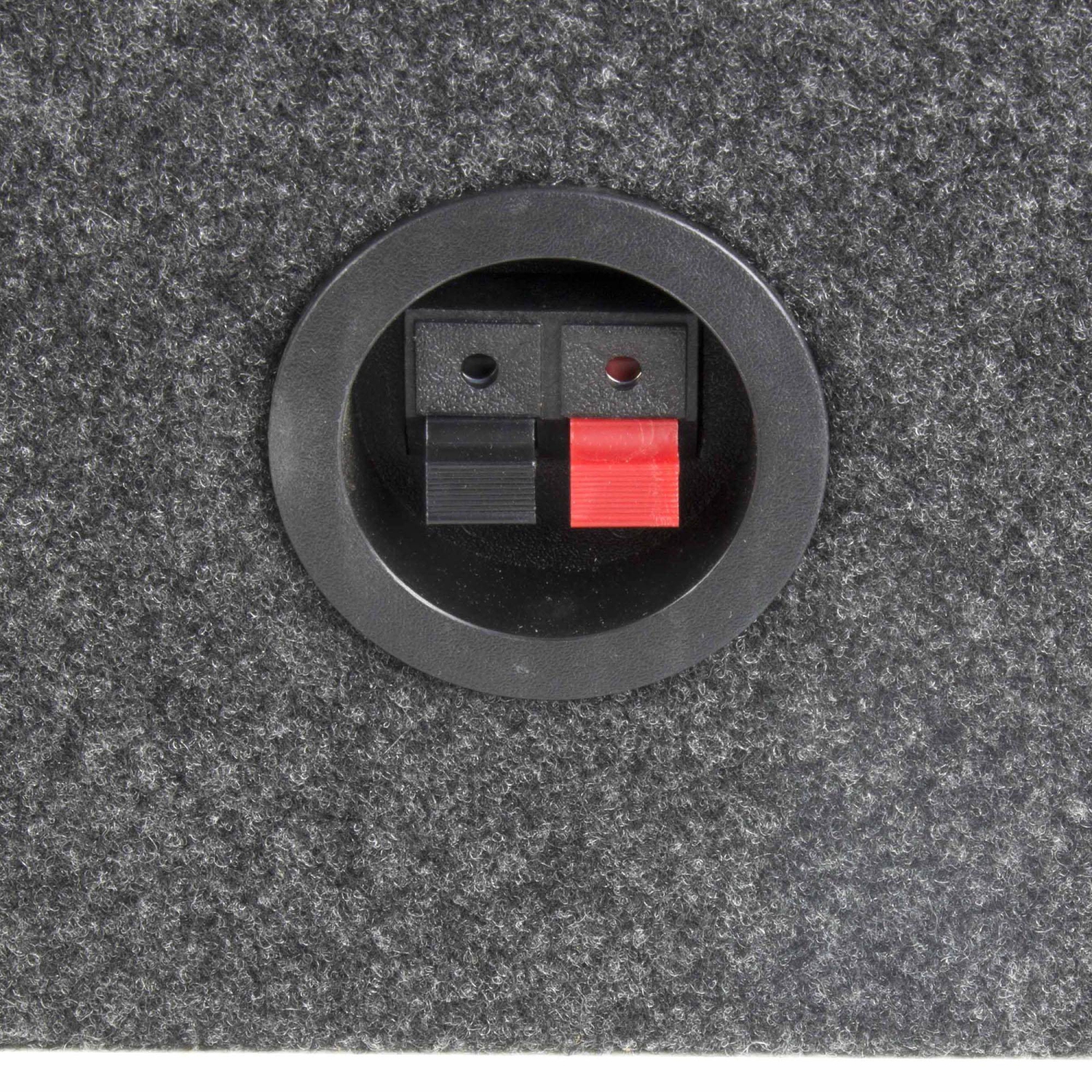 Q Power 10 Inch Single Slim Truck Shallow Sealed Subwoofer Box Sub Enclosure