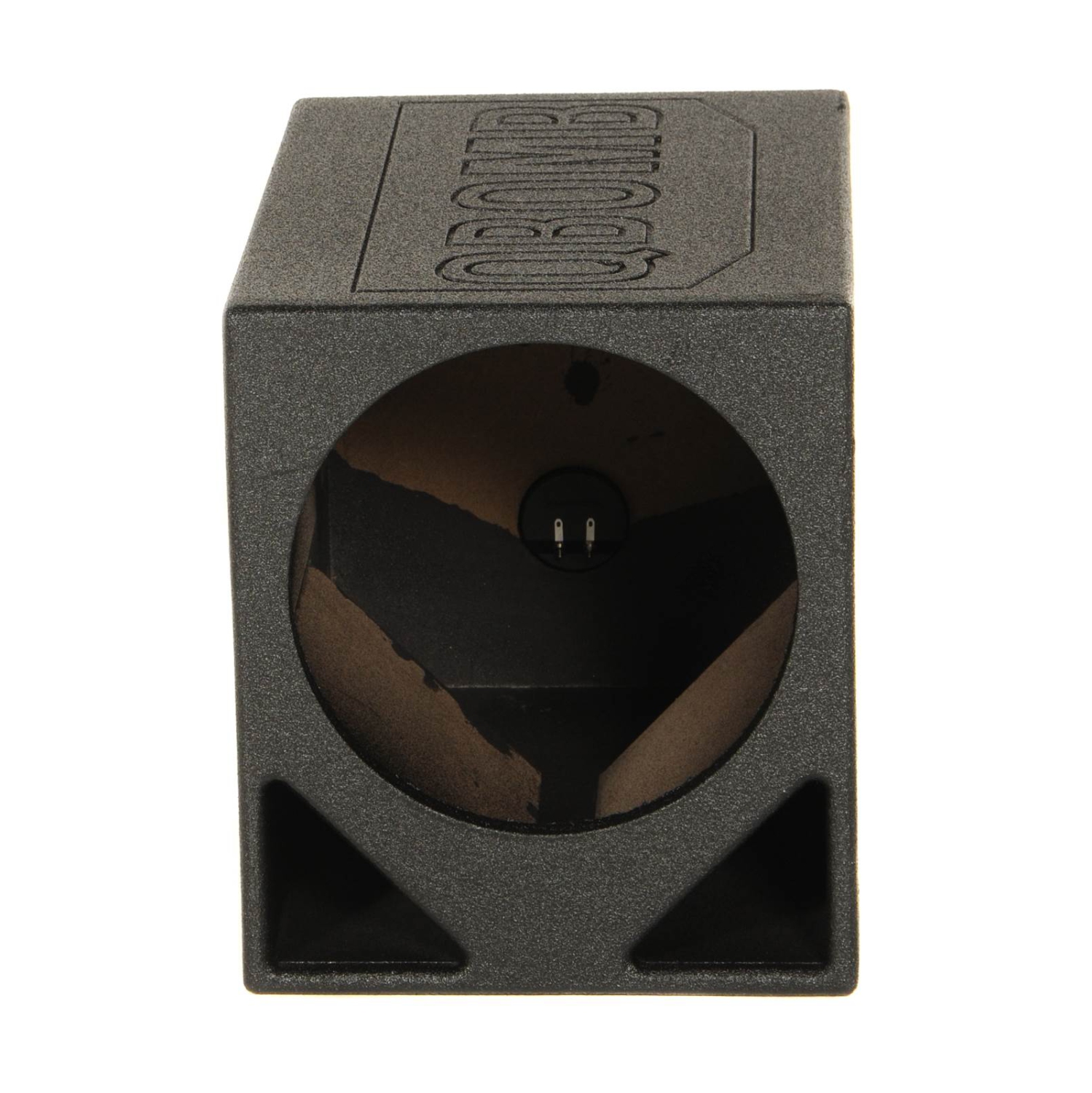 Enceinte caisson de haut-parleur d'extrêmes graves 12 po à évent triangulaire pour l'auto de Q Power