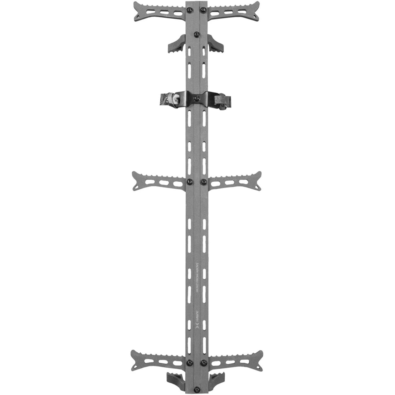 Hawk Kickback LVL Hang On Tree Stand with Footrest & Set of 3 Climbing Sticks