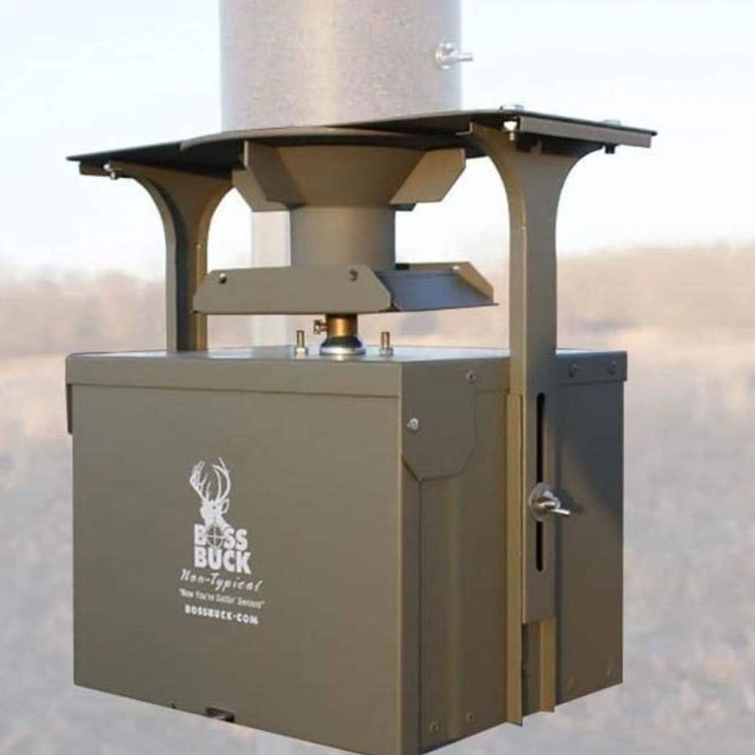 Boss Buck 12-Volt High Torque Motor Hunting Game Feeder w/ Timer Holder
