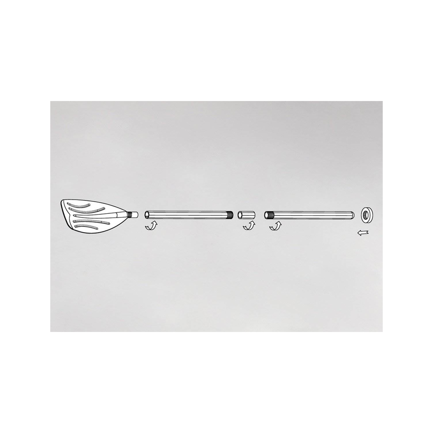 Intex Set of 48" Paddles Inflatable Boat Ribbed French Oars