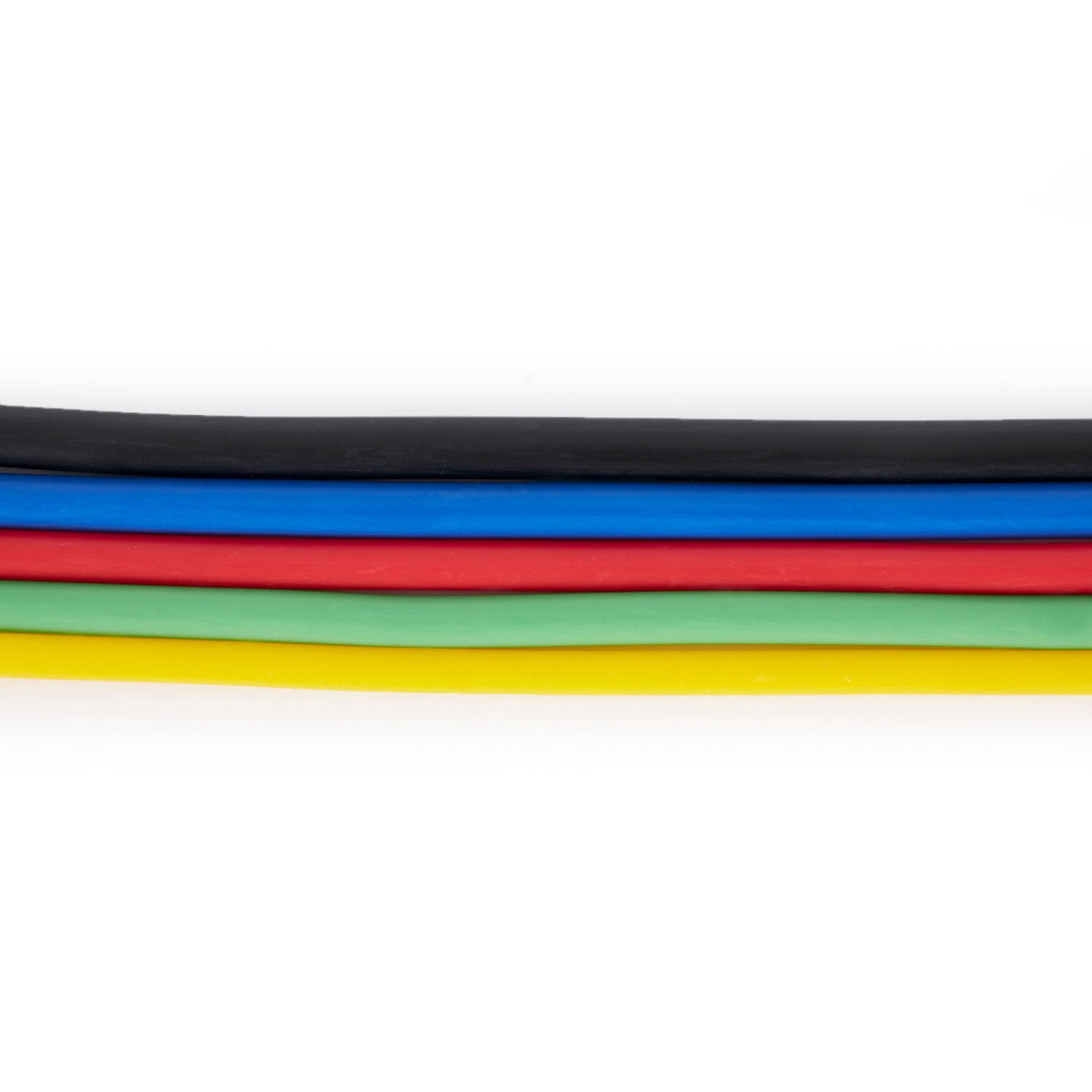 Bande de résistance 110&nbsp;lb maximum de HaraHatha avec 5 bandes et 2 poignées