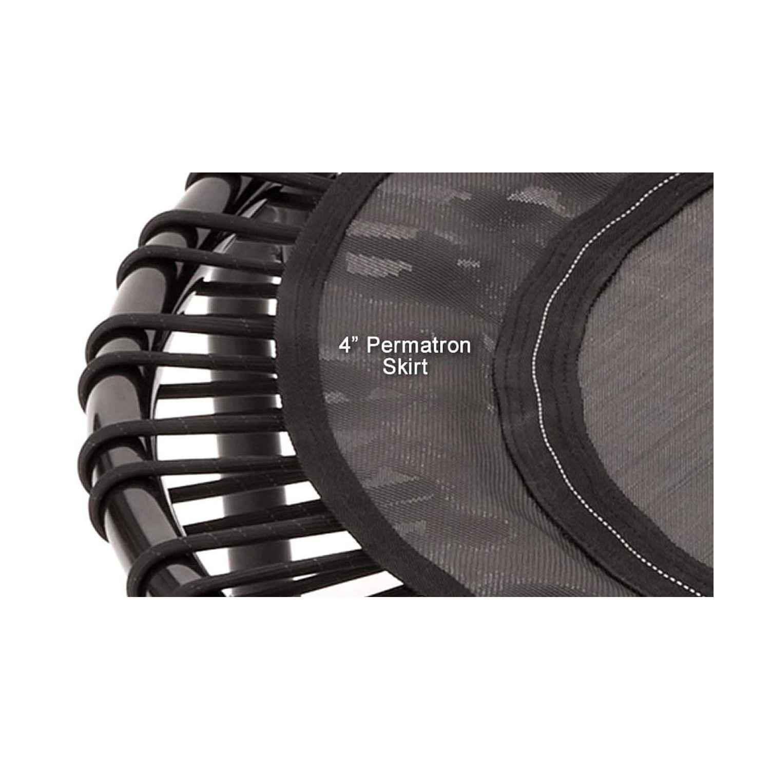 JumpSport – Mini trampoline avec guidon et minitrampoline Fitness Rebounder 220, noir