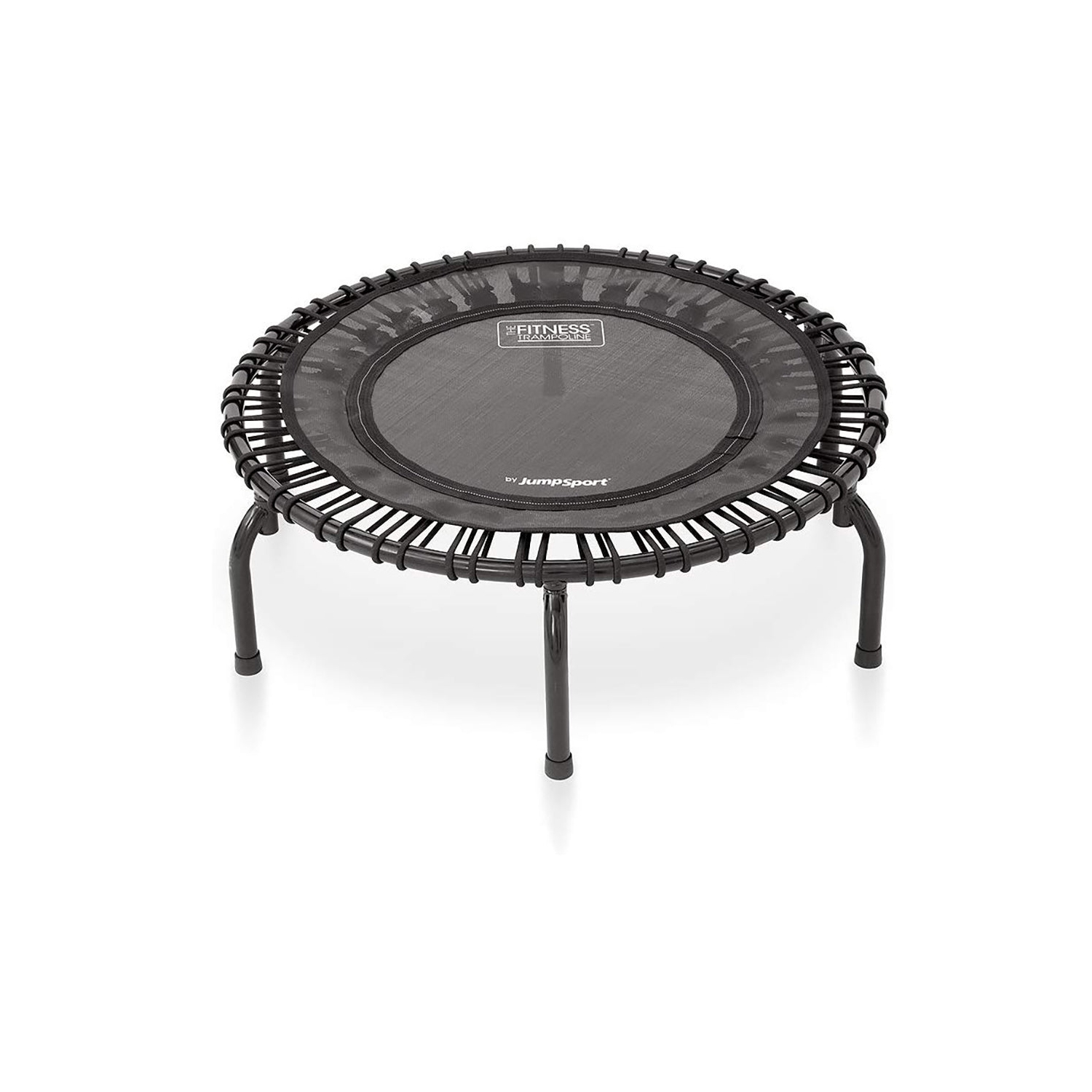 JumpSport – Mini trampoline avec guidon et minitrampoline Fitness Rebounder 220, noir