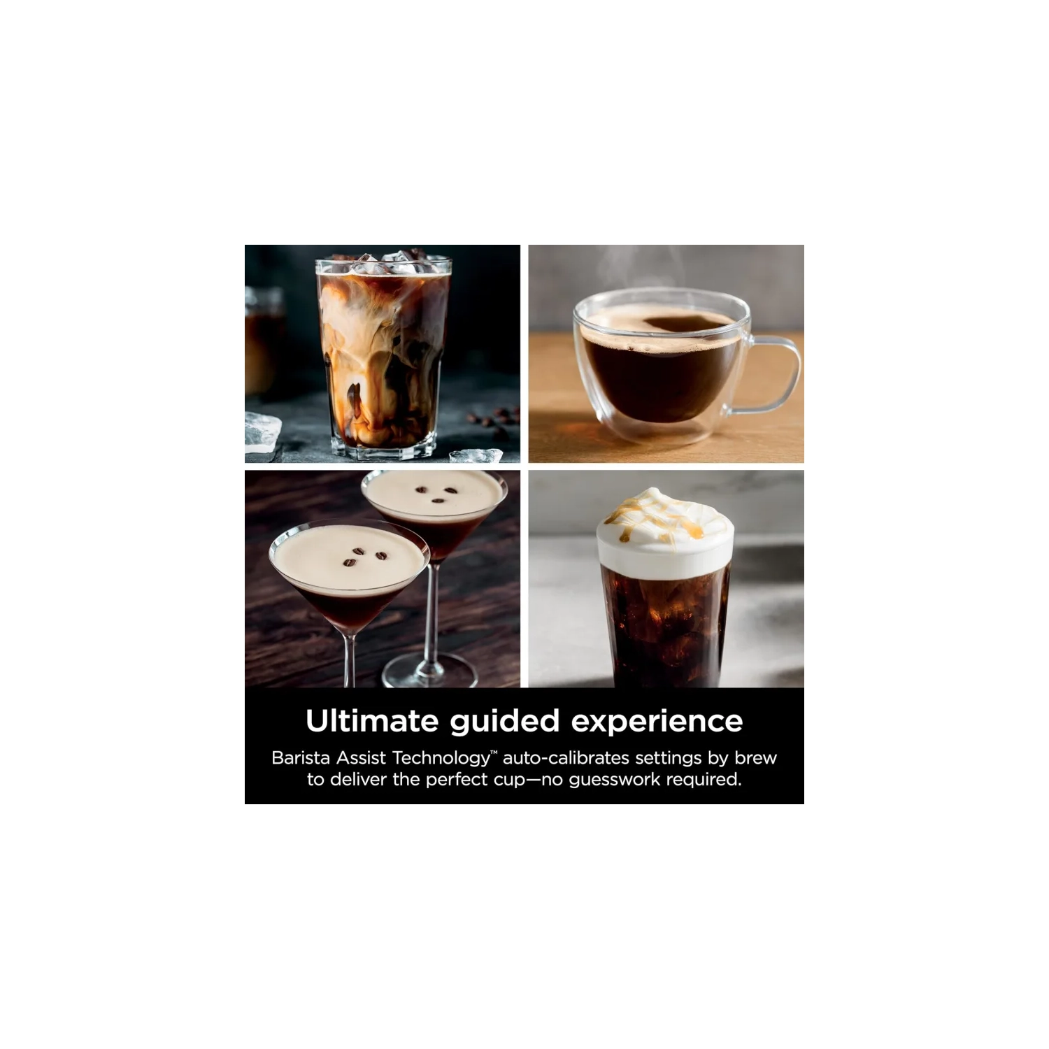 Ninja Espresso Machine - Luxe Café Premier Series, Drip Coffee Maker, Rapid Cold Brew, Integrated Grinder, Assisted Tamper, Hands-Free Frother for