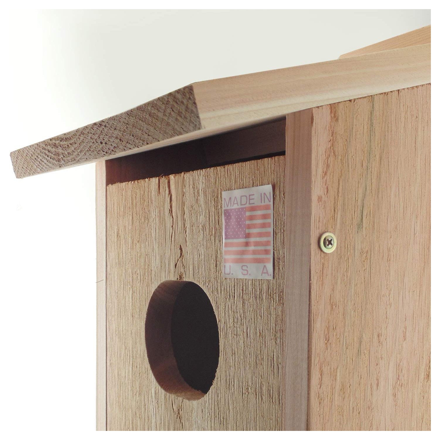 Woodlink WD1 Wood Duck Nesting House Box w/ 4x3-Inch Oval Entrance Hole