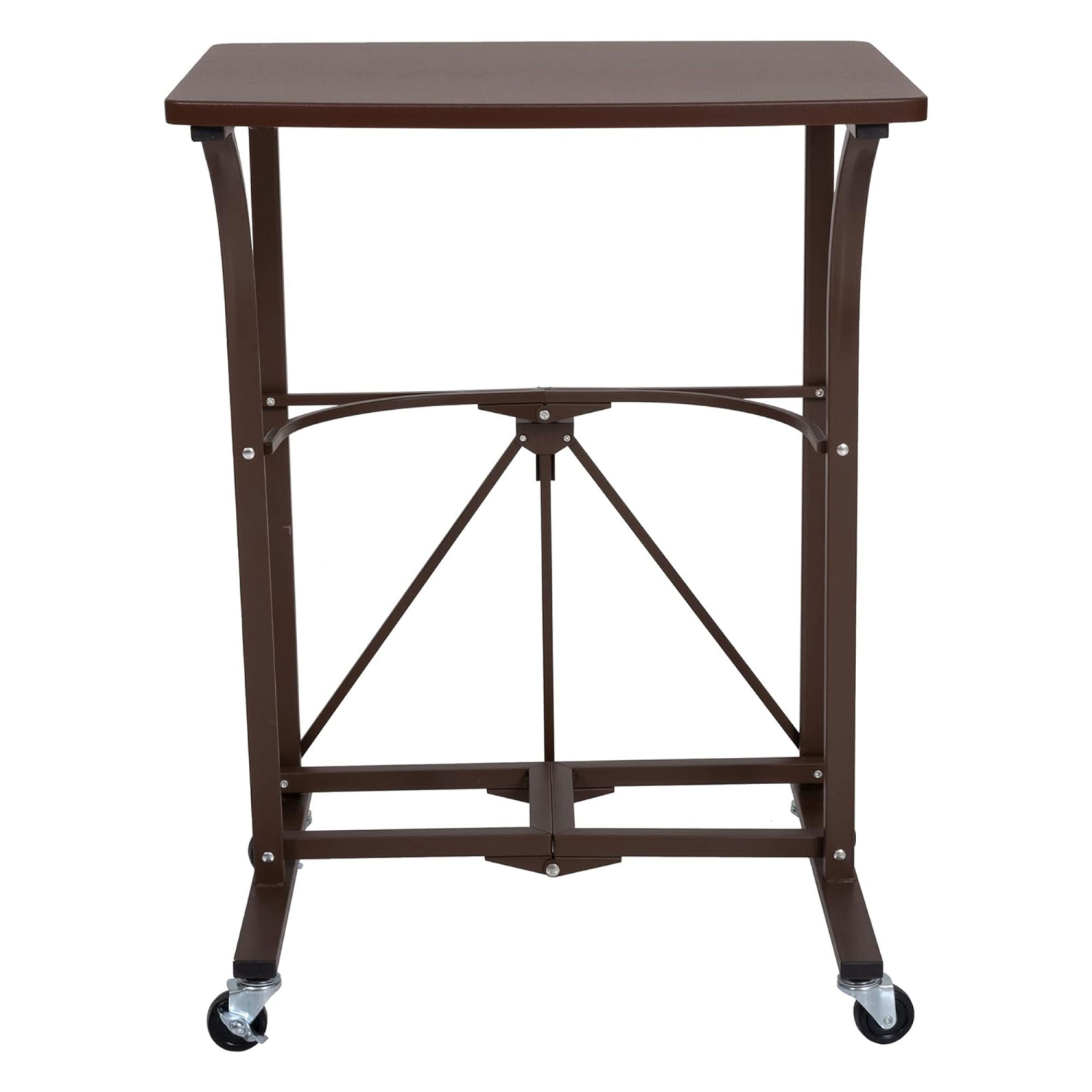 Origami Folding Computer Desk for Office, Students, and Gaming, Vintage Bronze