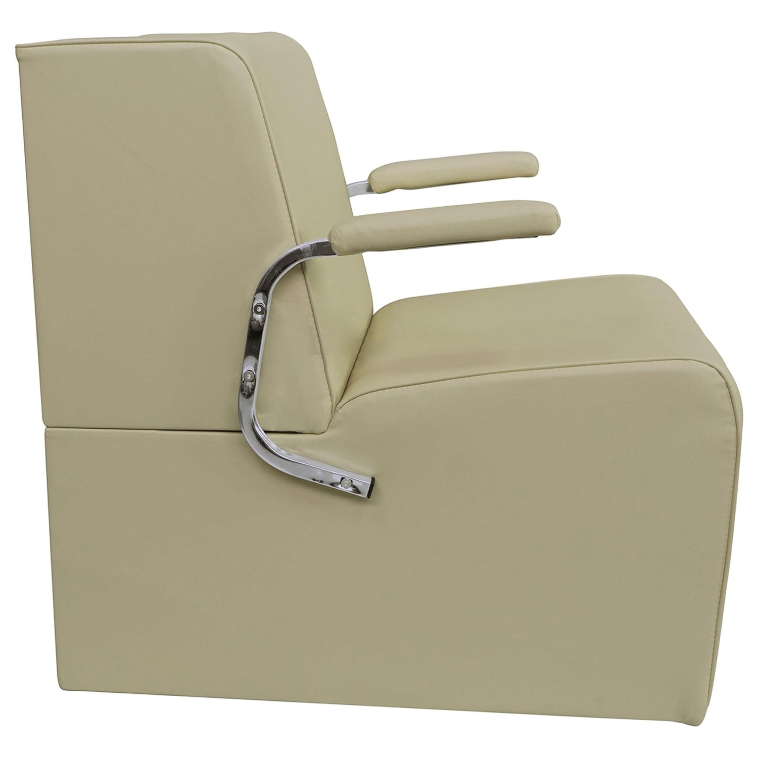 Chaise de séchage professionnelle rembourrée PureSana Chromium Anastasia pour les cheveux