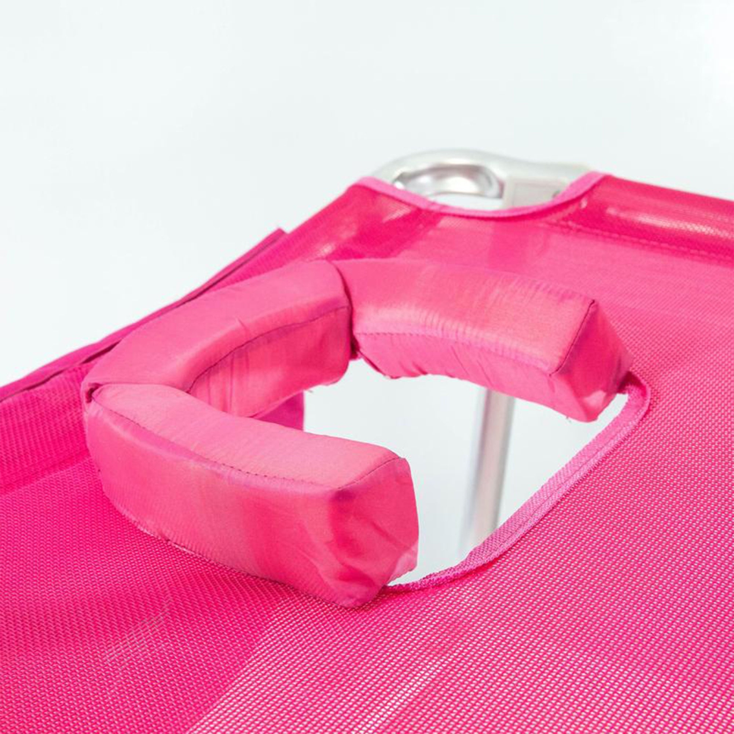 Ostrich Altitude 3 in 1 16 Inch Tall Lounge Reclining Beach Chair, Pink