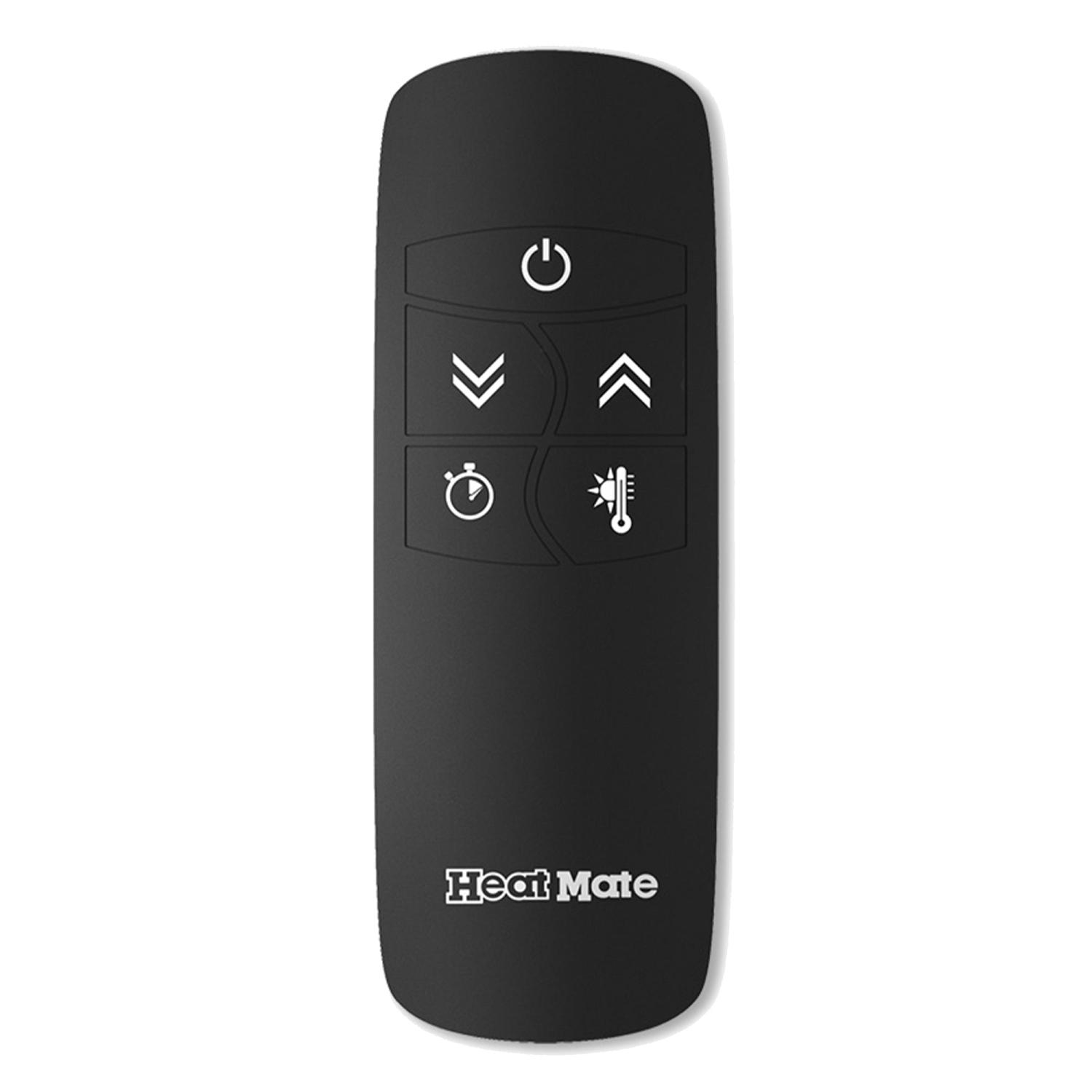 Sengoku – radiateur de patio en graphite résistant aux intempéries HeatMate avec support et télécommande, argenté