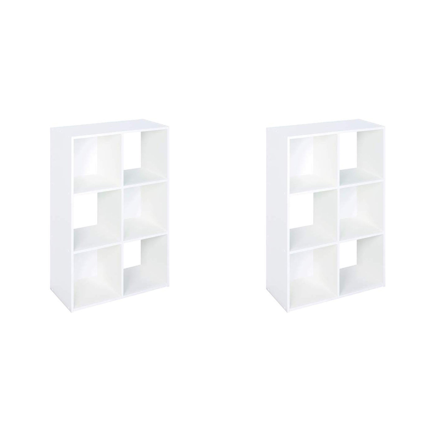 ClosetMaid – rangement décoratif à 6 cubes pour la maison, blanc
