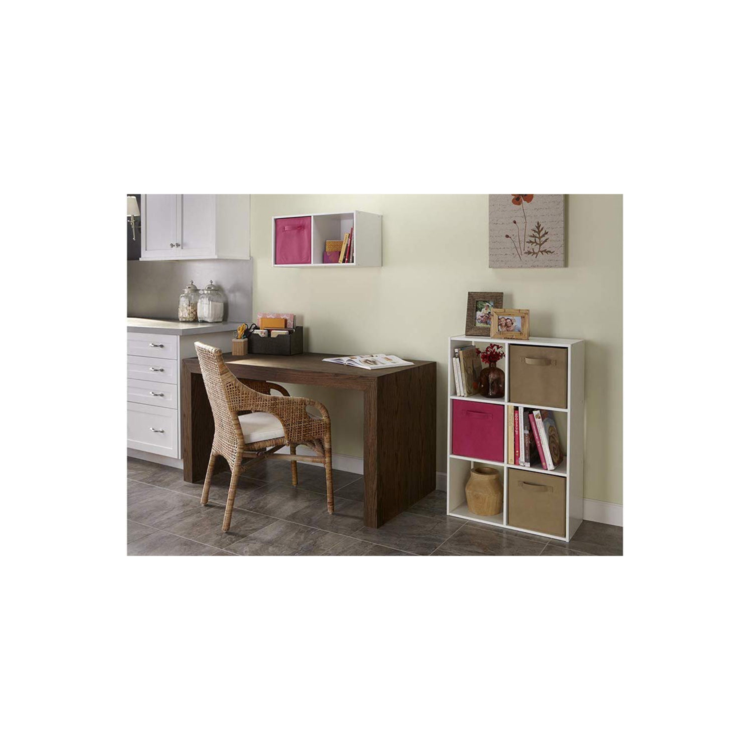 ClosetMaid – rangement décoratif à 6 cubes pour la maison, blanc