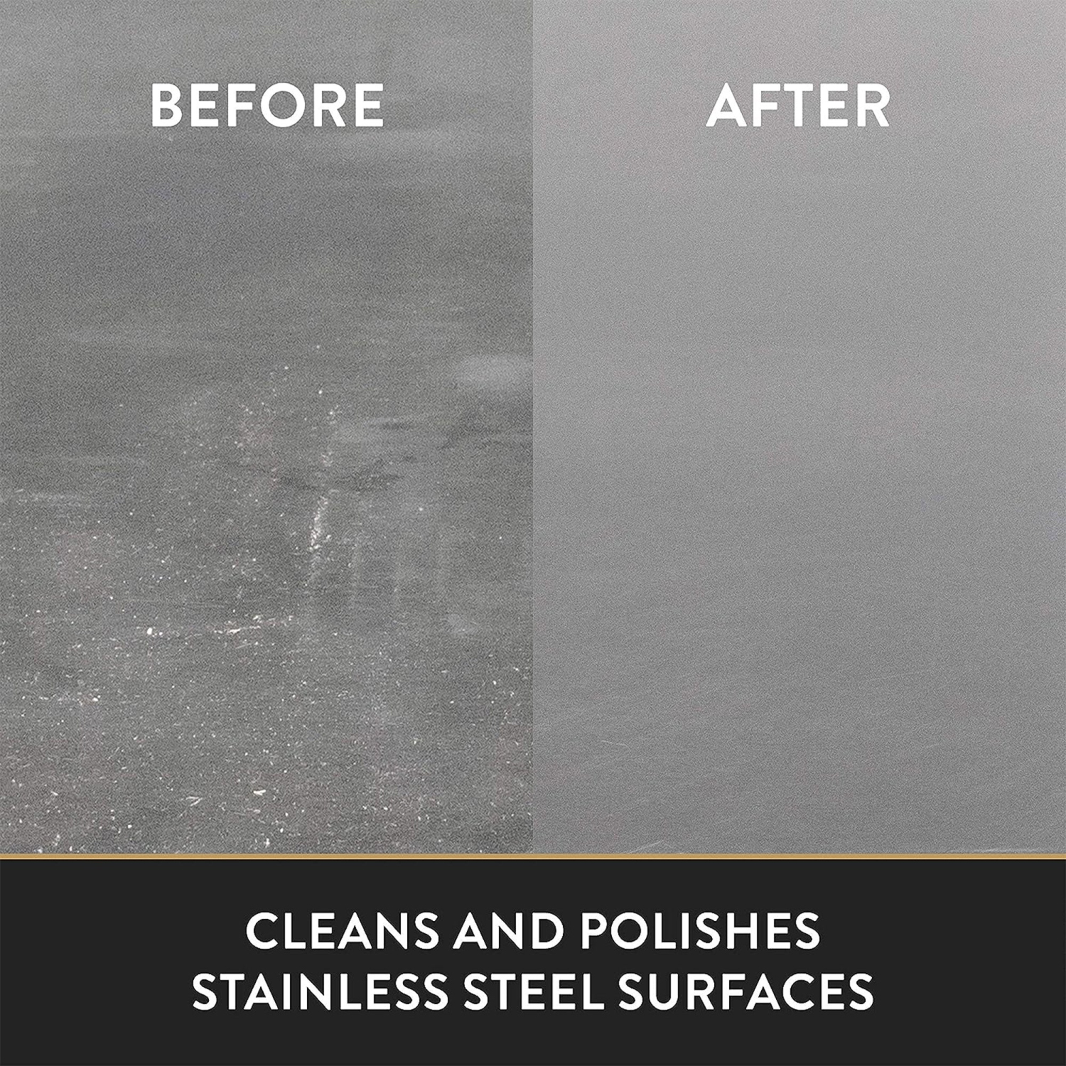 Nettoyant et poli pour surface en acier inoxydable John Boos All Natural, bouteille de 8 oz